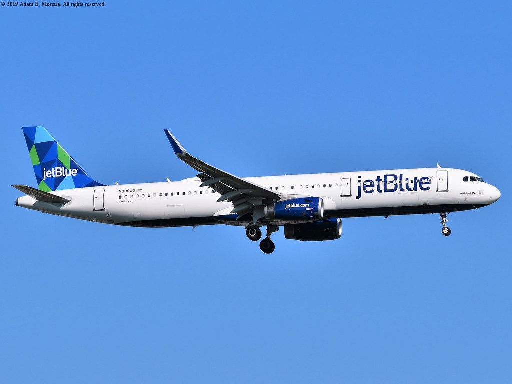 1024x768 N999JQ JetBlue Airways Blue