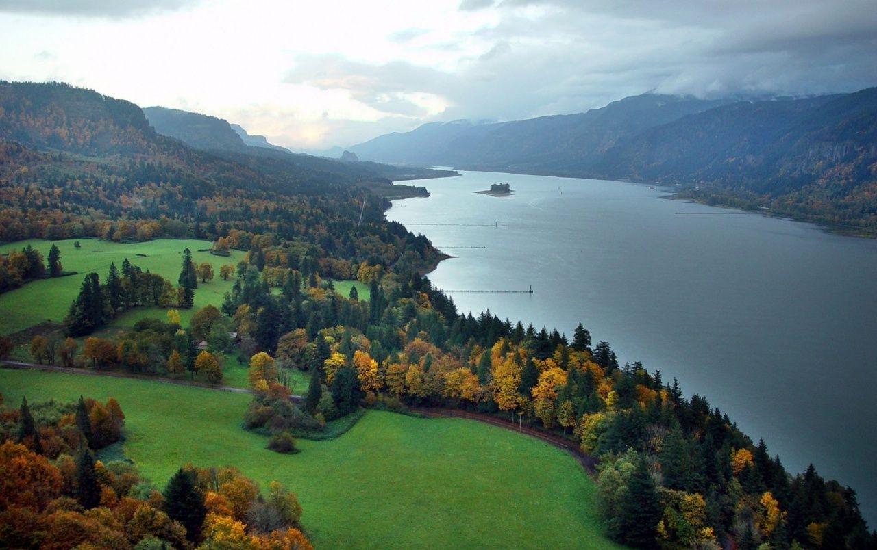 1280x804 Aerial View Wondrous River wallpaper. Aerial View Wondrous