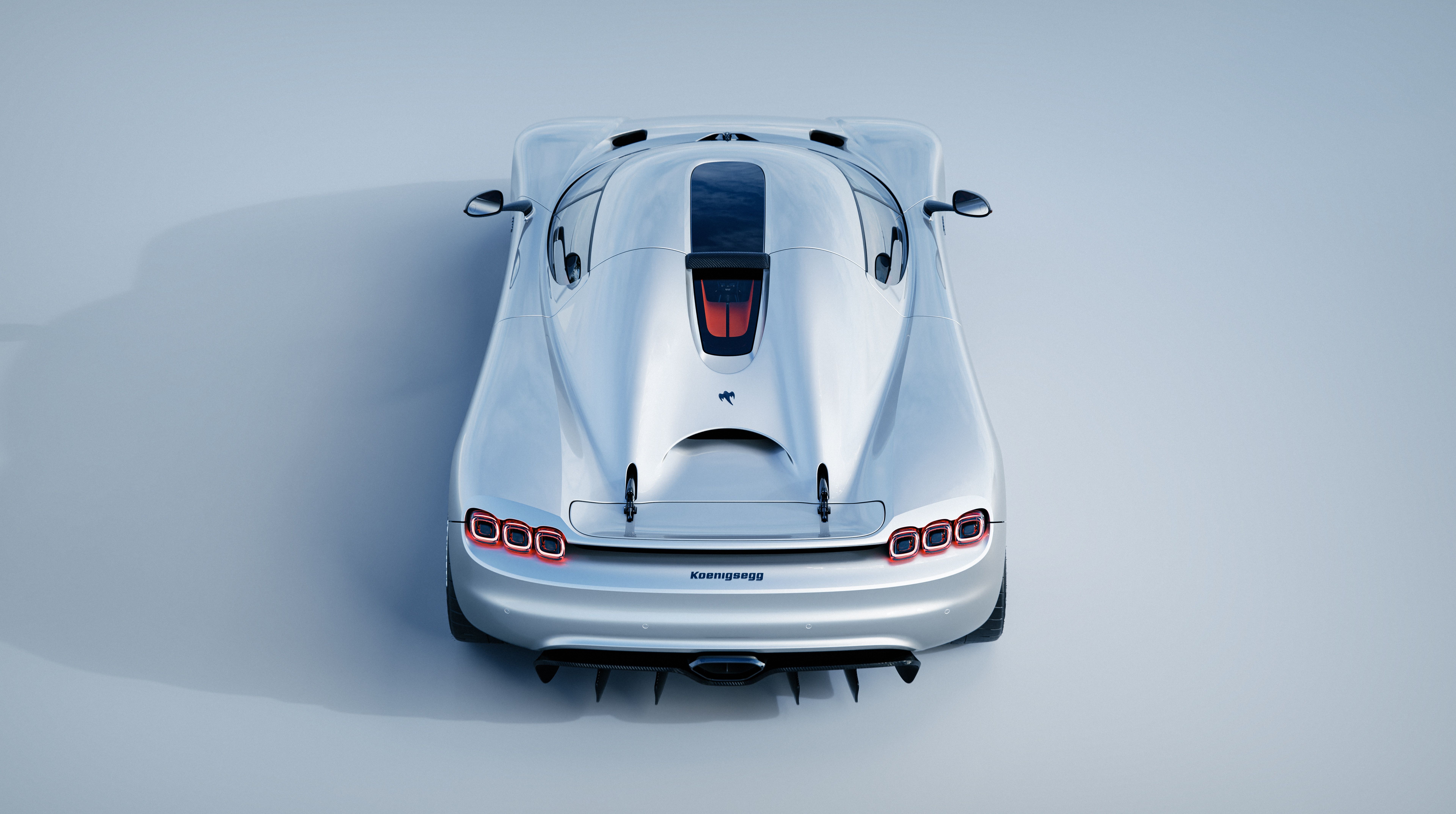 7680x4296 Wallpaper Koenigsegg, hypercar, rear