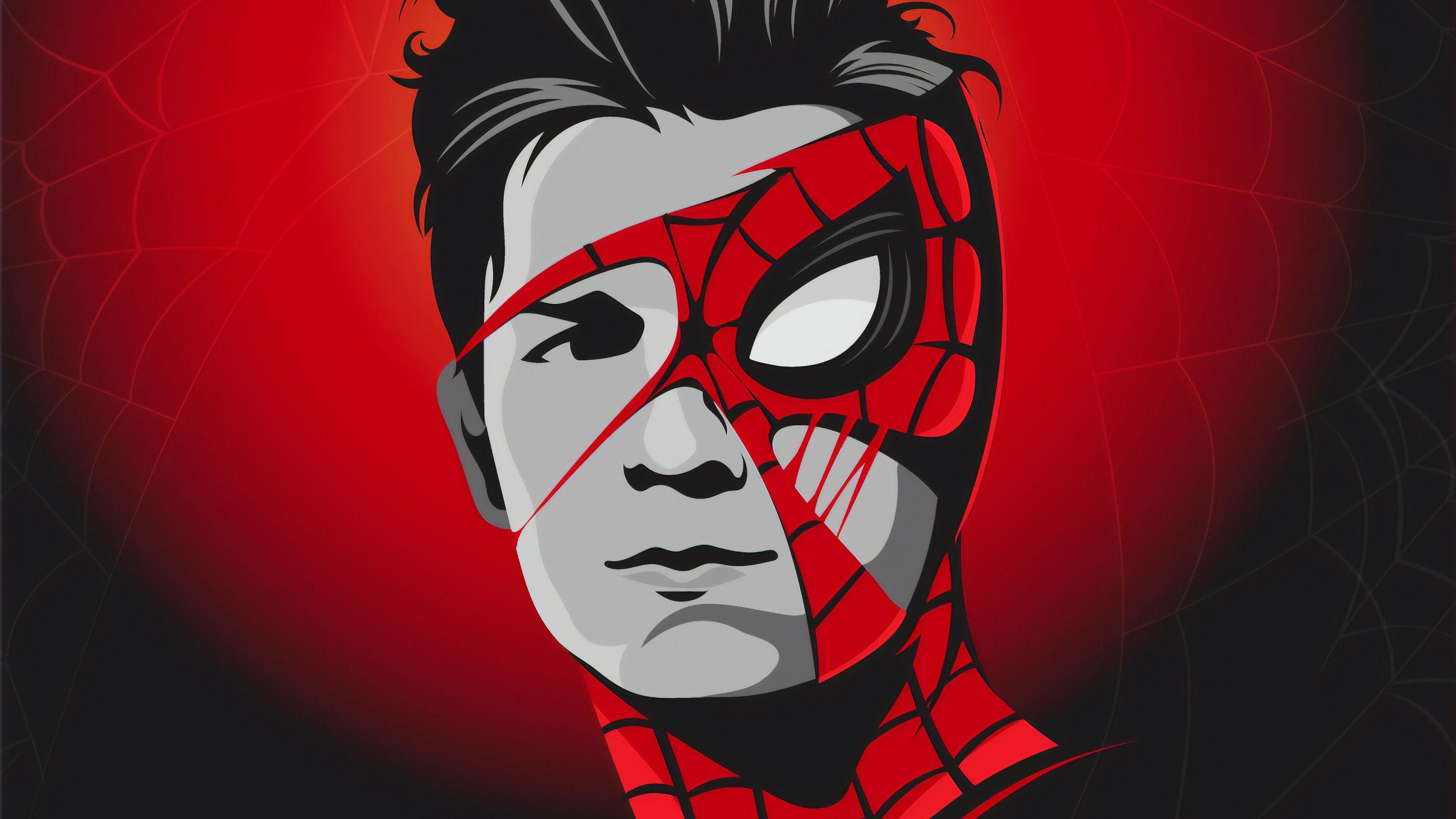 3840x2160 Wallpaper 4k Tom Holland Mask 4k Wallpaper, Dribbble