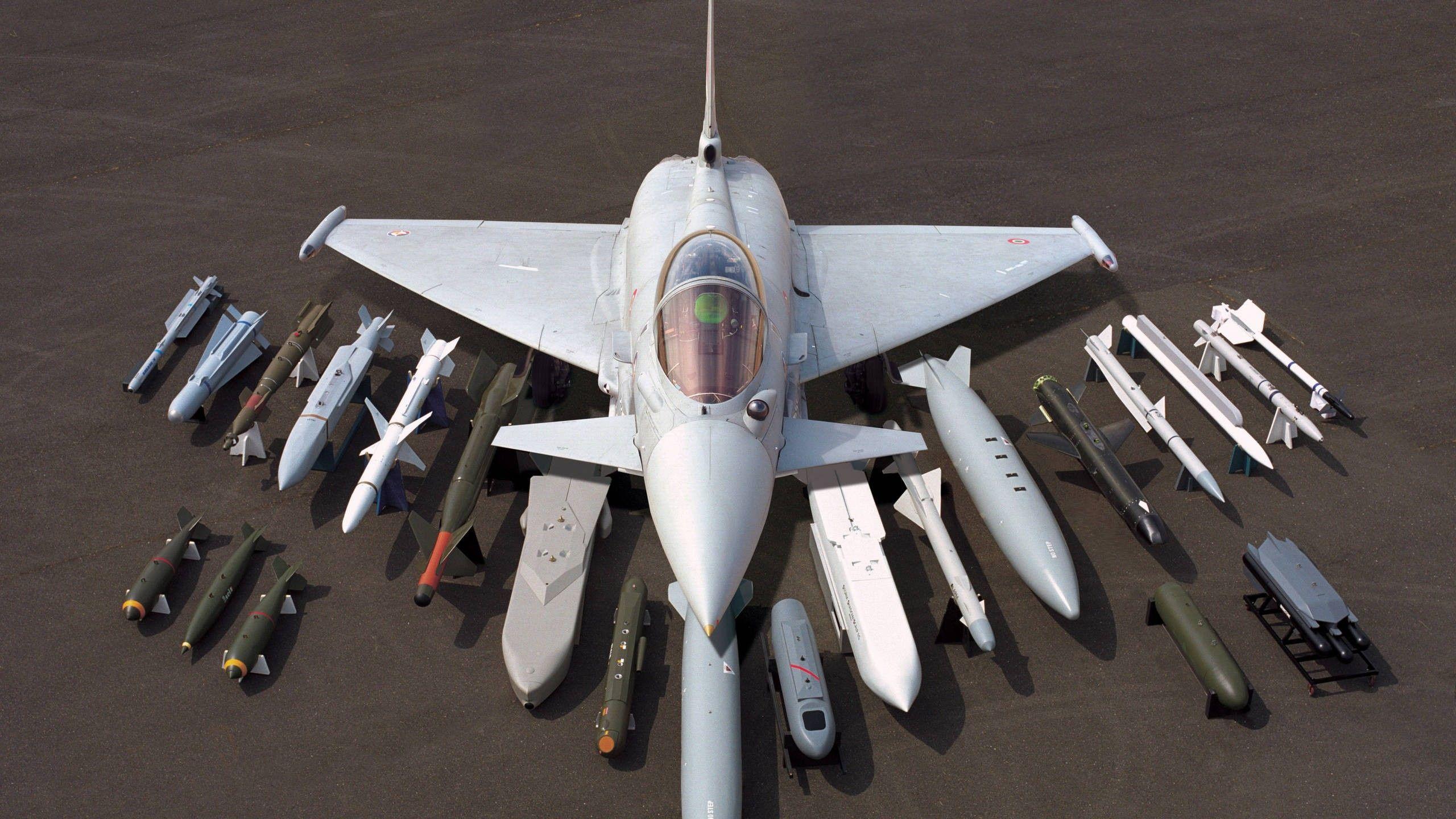 2560x1440 Wallpaper of Army, EuroFighter Typhoon, Military, Aircraft