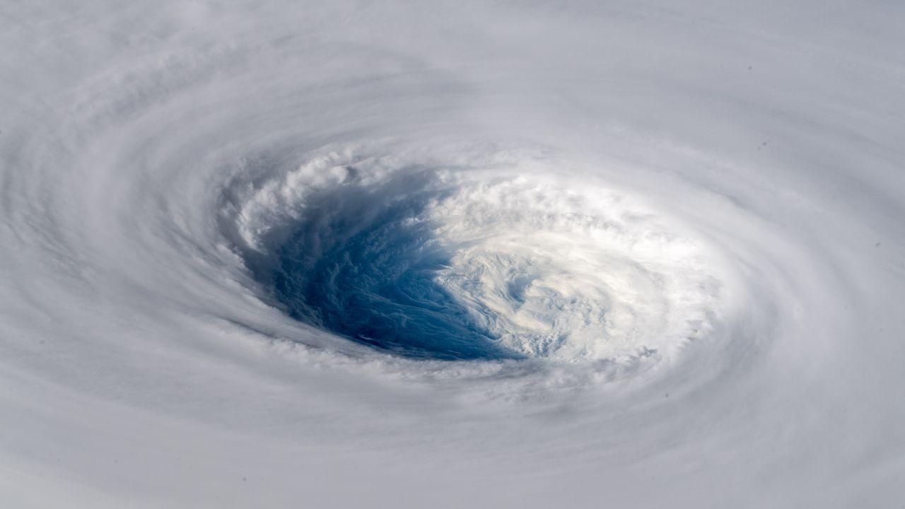 1280x720 Wallpaper Tropical cyclone, Typhoon, Storm, 5K, Space