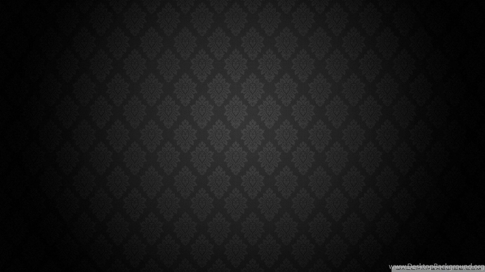 1920x1080 Black Baroque Pattern HD Desktop Wallpaper : High Definition