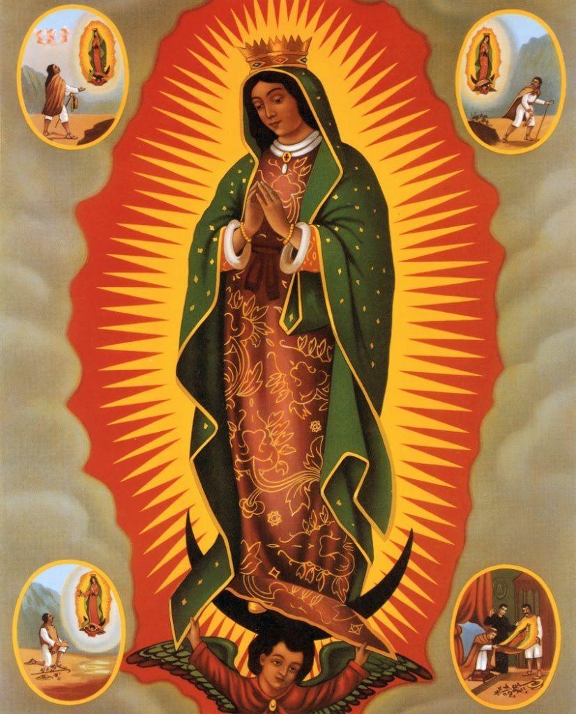 Virgen Guadalupe by Mamba26 on DeviantArt  Jesus and mary pictures  Mexican culture art Canvas drawings