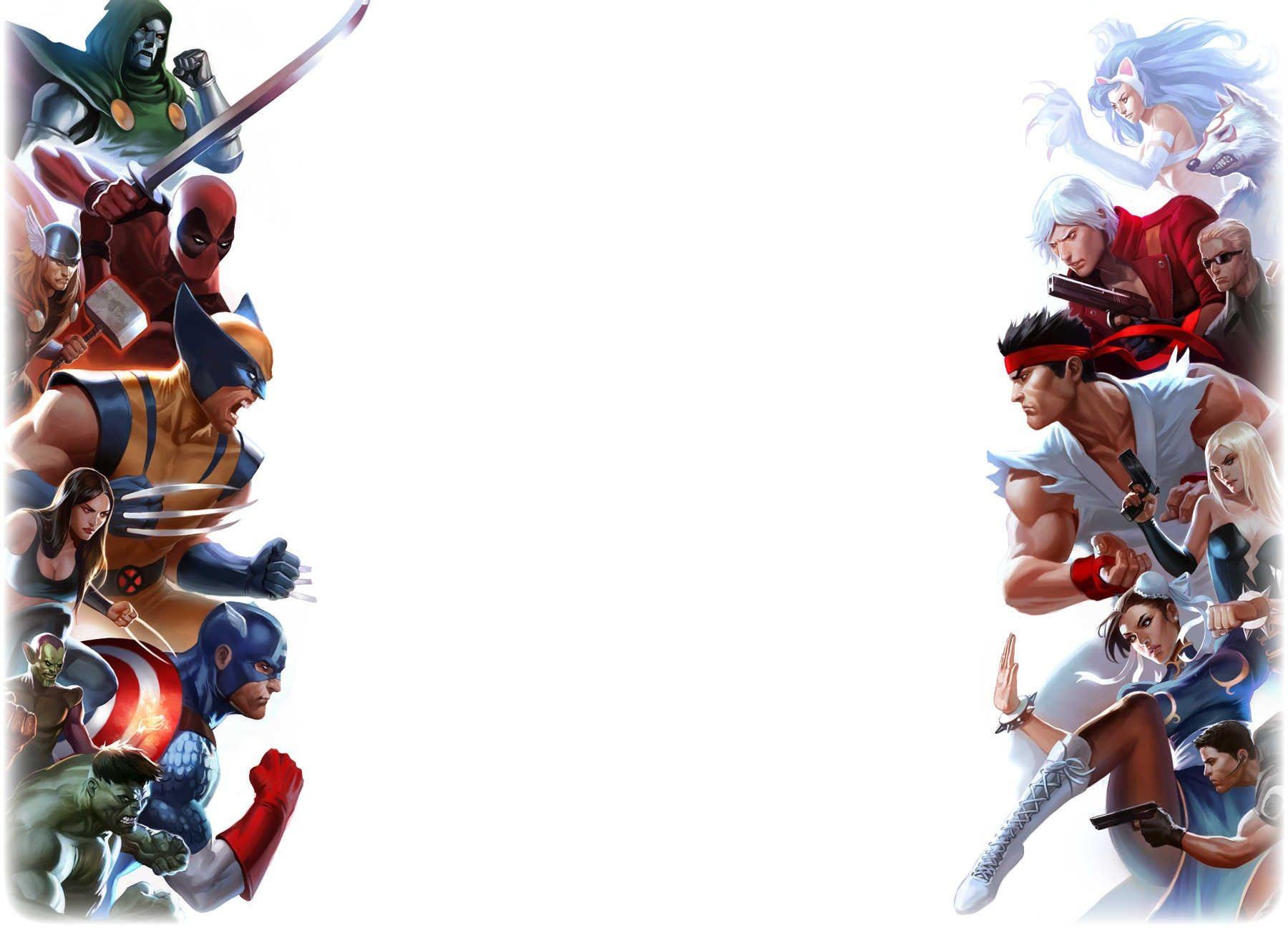 Marvel Vs Capcom Wallpapers Top Free Marvel Vs Capcom Backgrounds