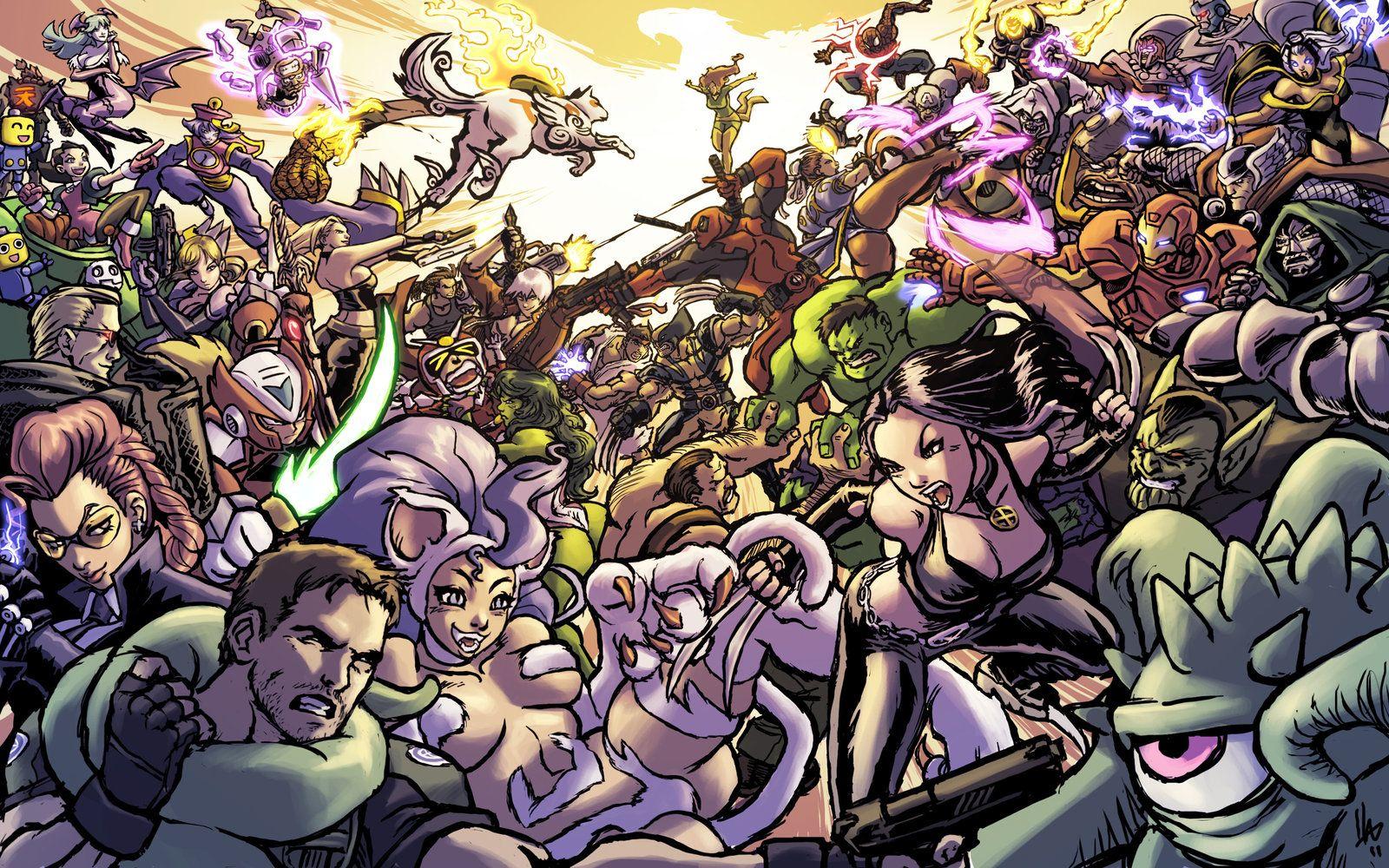 1600x1000 Marvel Vs. Capcom 2 HD Wallpaper and Background Image