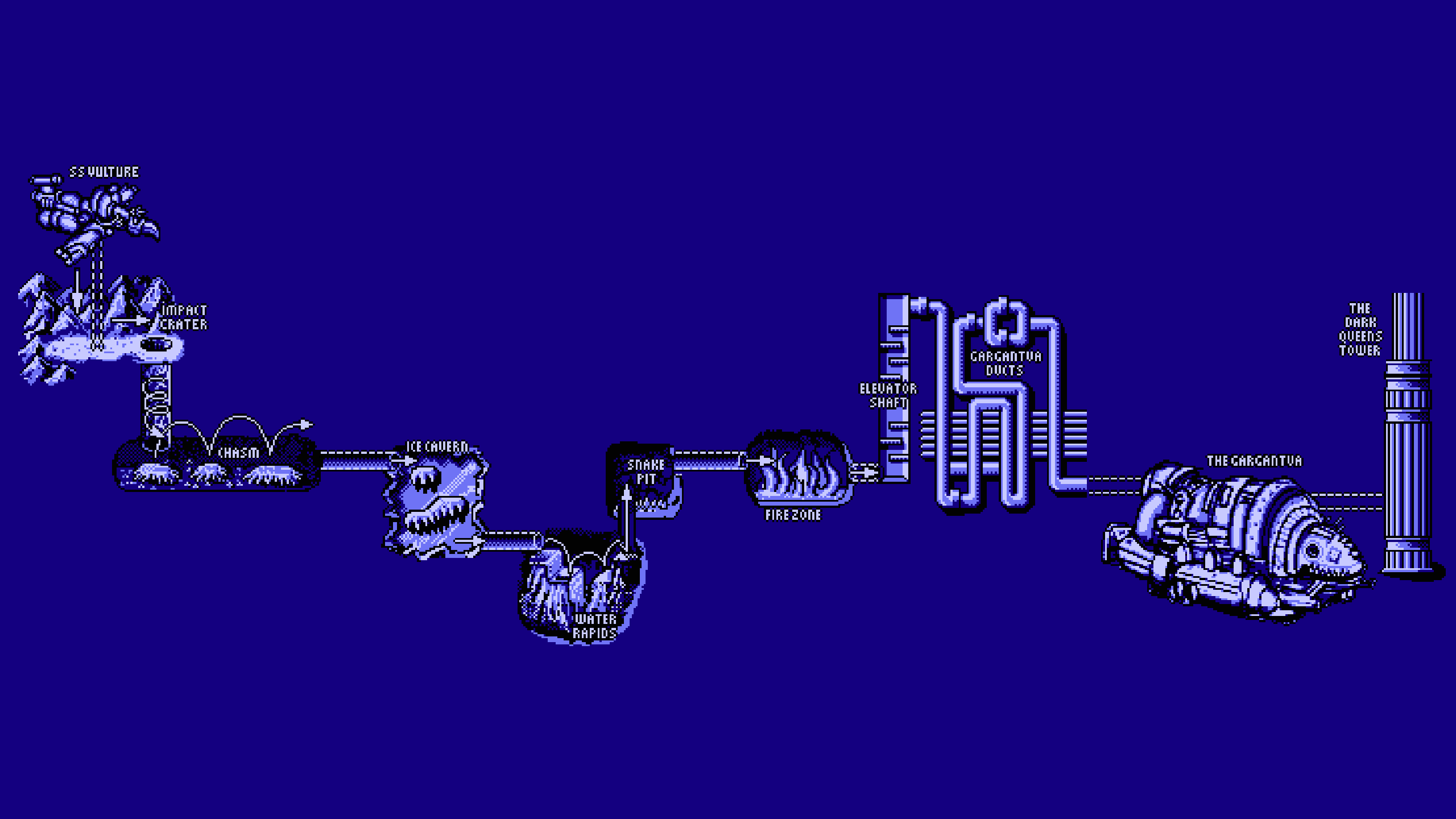 2560x1440 I made a Battletoads (NES) Plan wallpaper (1440p)