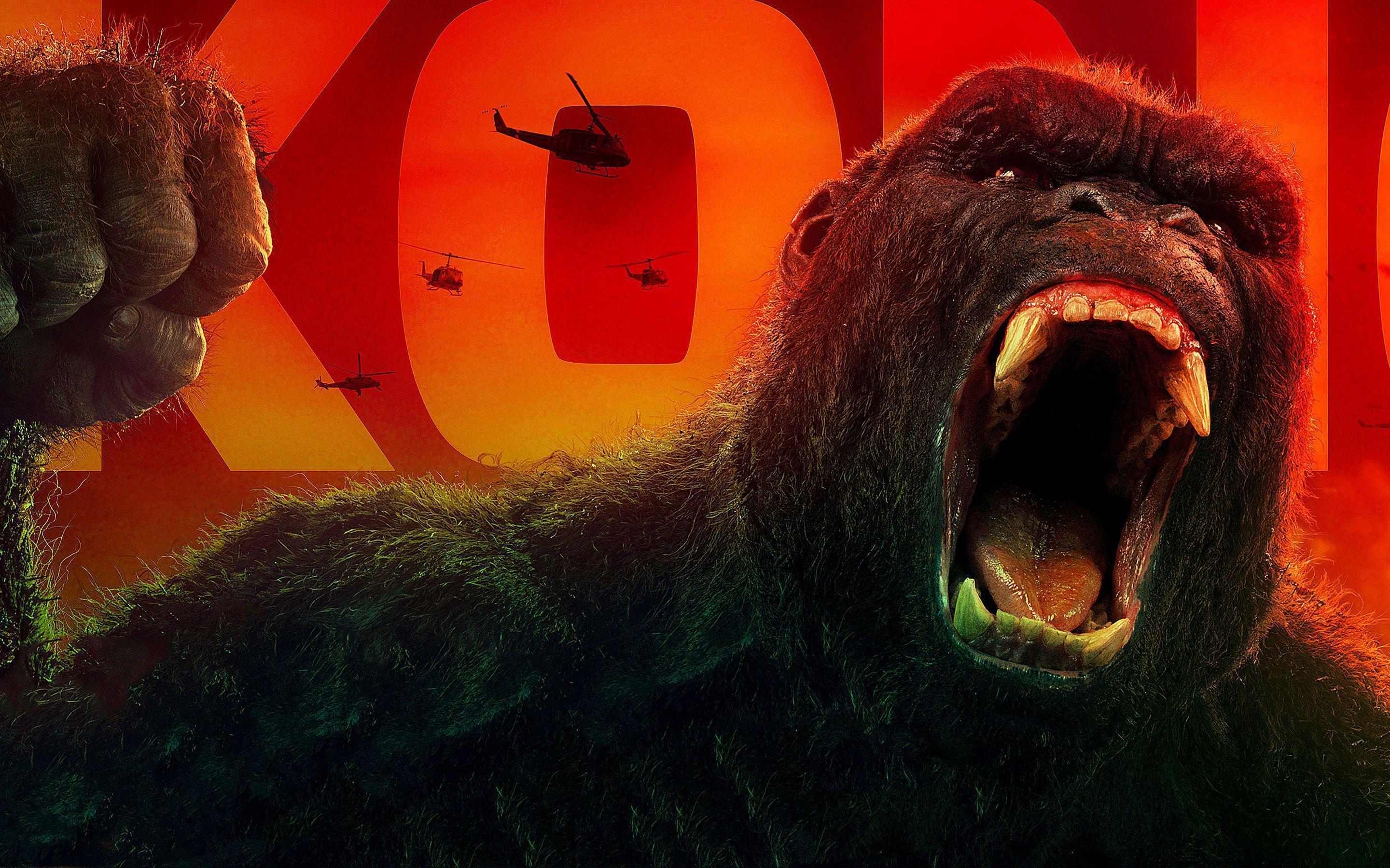 2880x1800 Kong: Skull Island Wallpaper