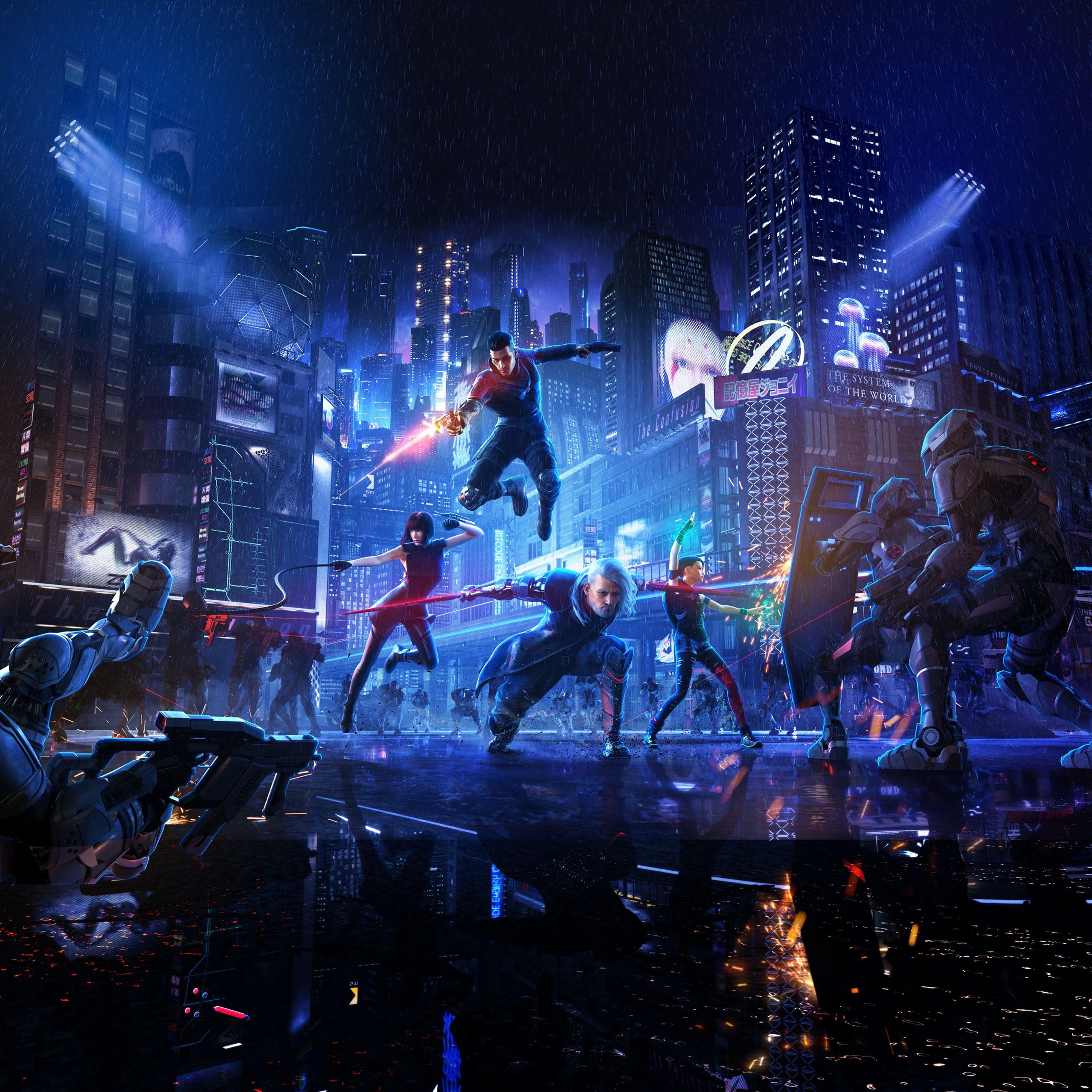 2560x2560 Wallpaper Asus ROG Phone II, Stock, Games