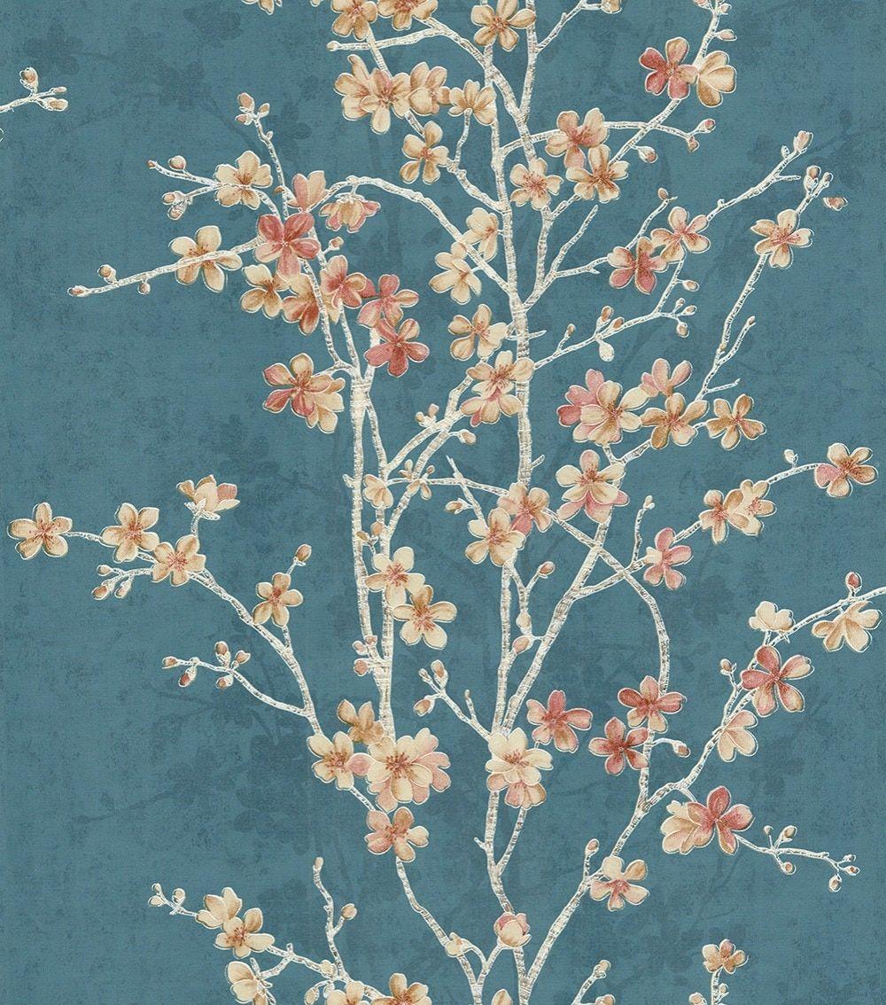 1000x1134 US $39.9. HaokHome Vintage Floral 3D Wallpaper Rose Flower Contact Paper Wall Blue Red Covering Living Room Bedroom Home Decor In Wallpaper From Home
