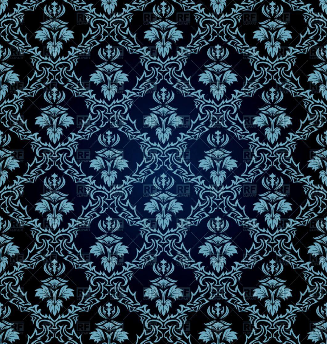 41 Blue Floral Wallpaper Victorian  WallpaperSafari