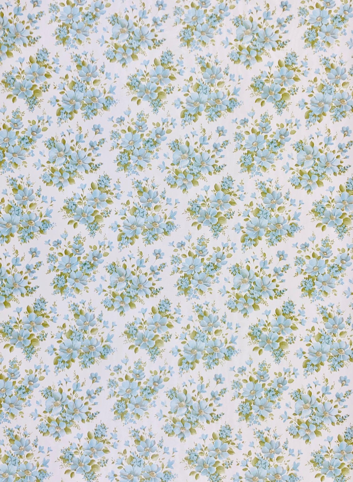 45 Vintage Blue Rose Wallpaper  WallpaperSafari