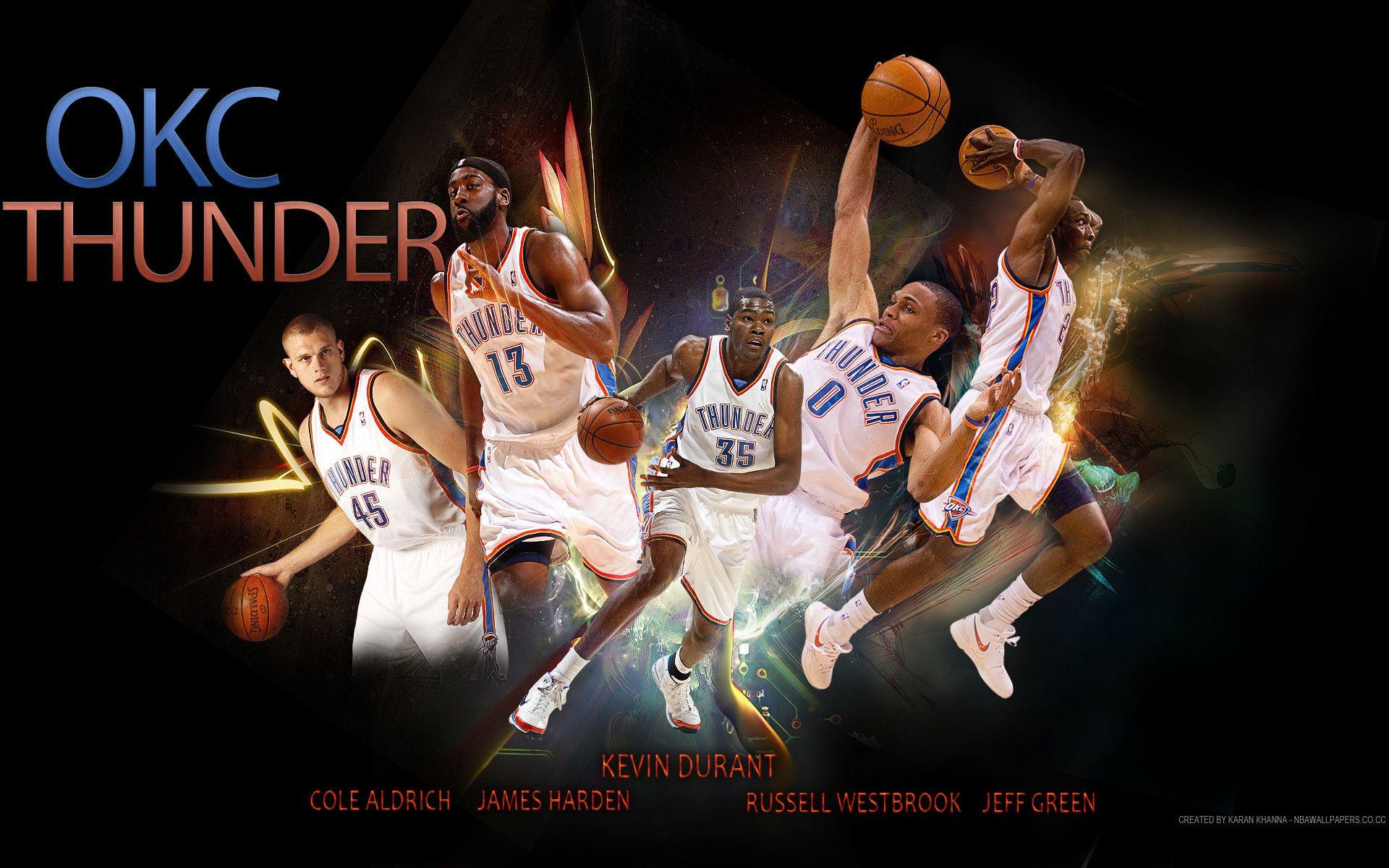 1920x1200 Oklahoma City Thunder Wallpaper HD