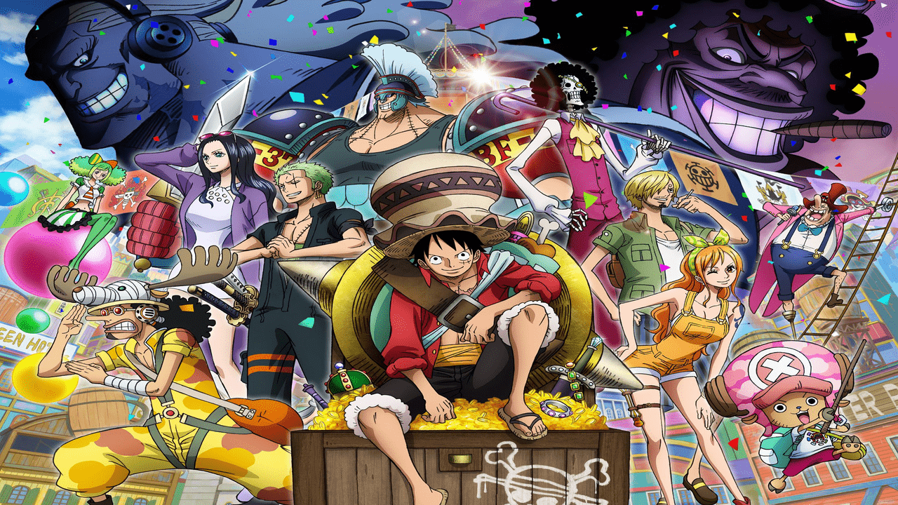 Download All Out Action With One Piece Stampede Wallpaper