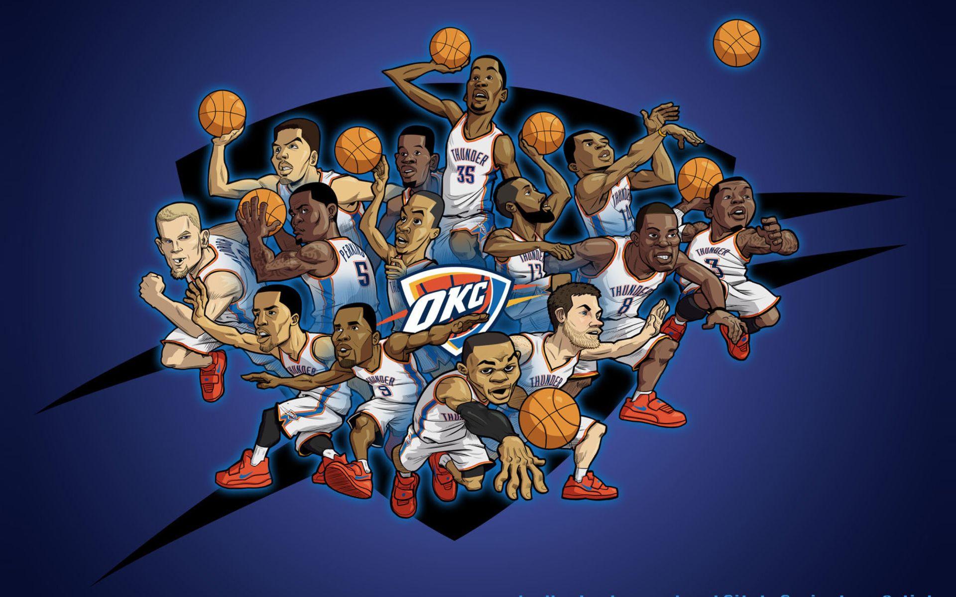 1920x1200 HDQ Oklahoma City Thunder Wallpaper HD