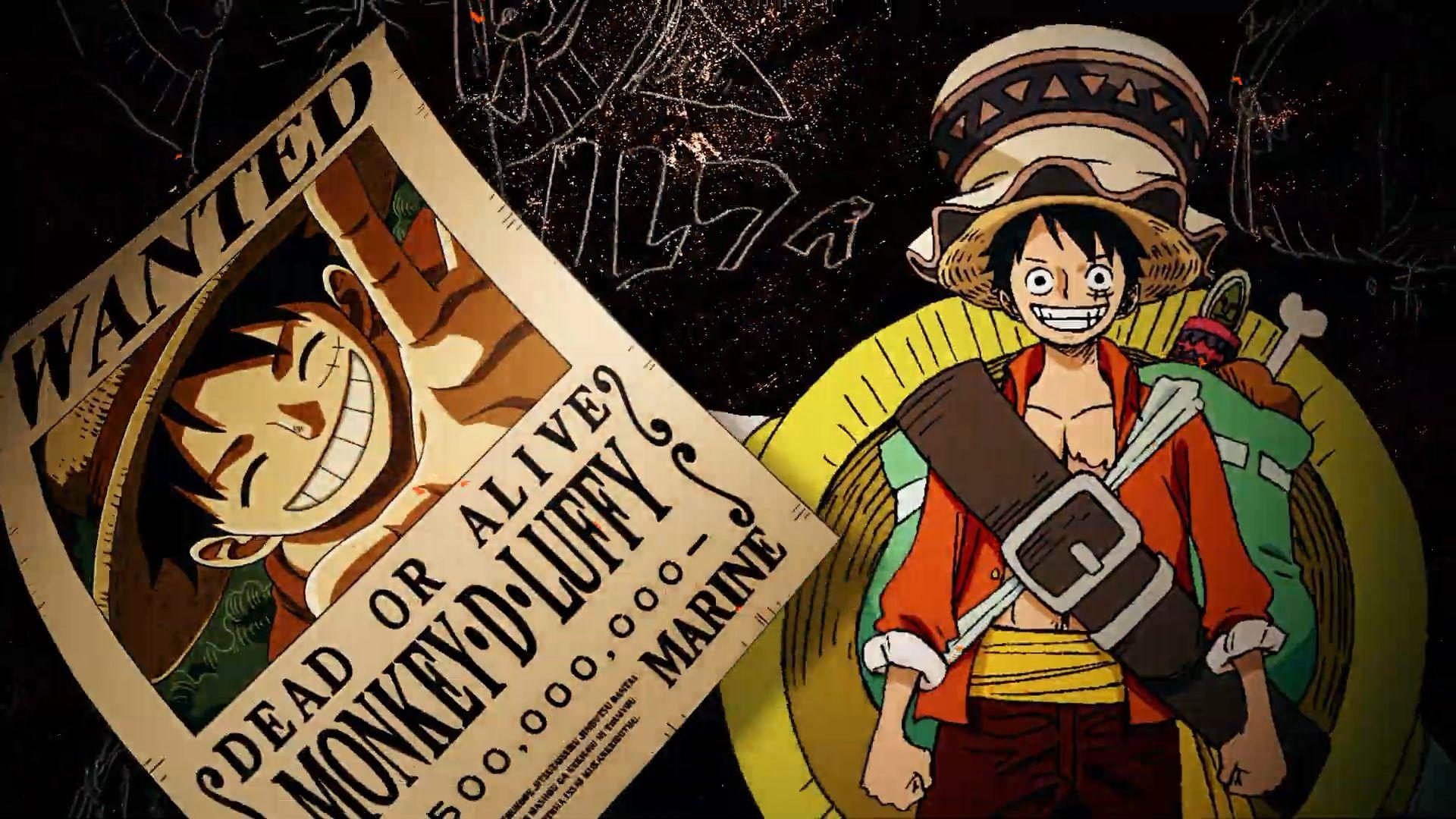 1920x1080 One Piece Wanted Posters New World 1920x1080