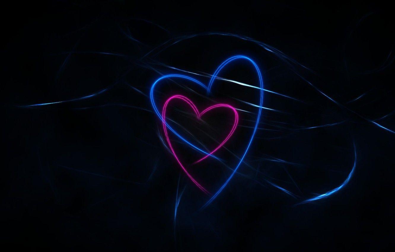 Heart Desktop Neon Wallpapers - Top Free Heart Desktop Neon Backgrounds ...