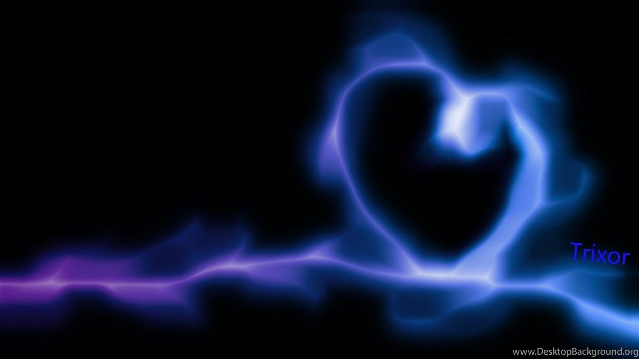 2048x1152 Art Wallpaper: Neon Heart HD Resolution Wallpaper