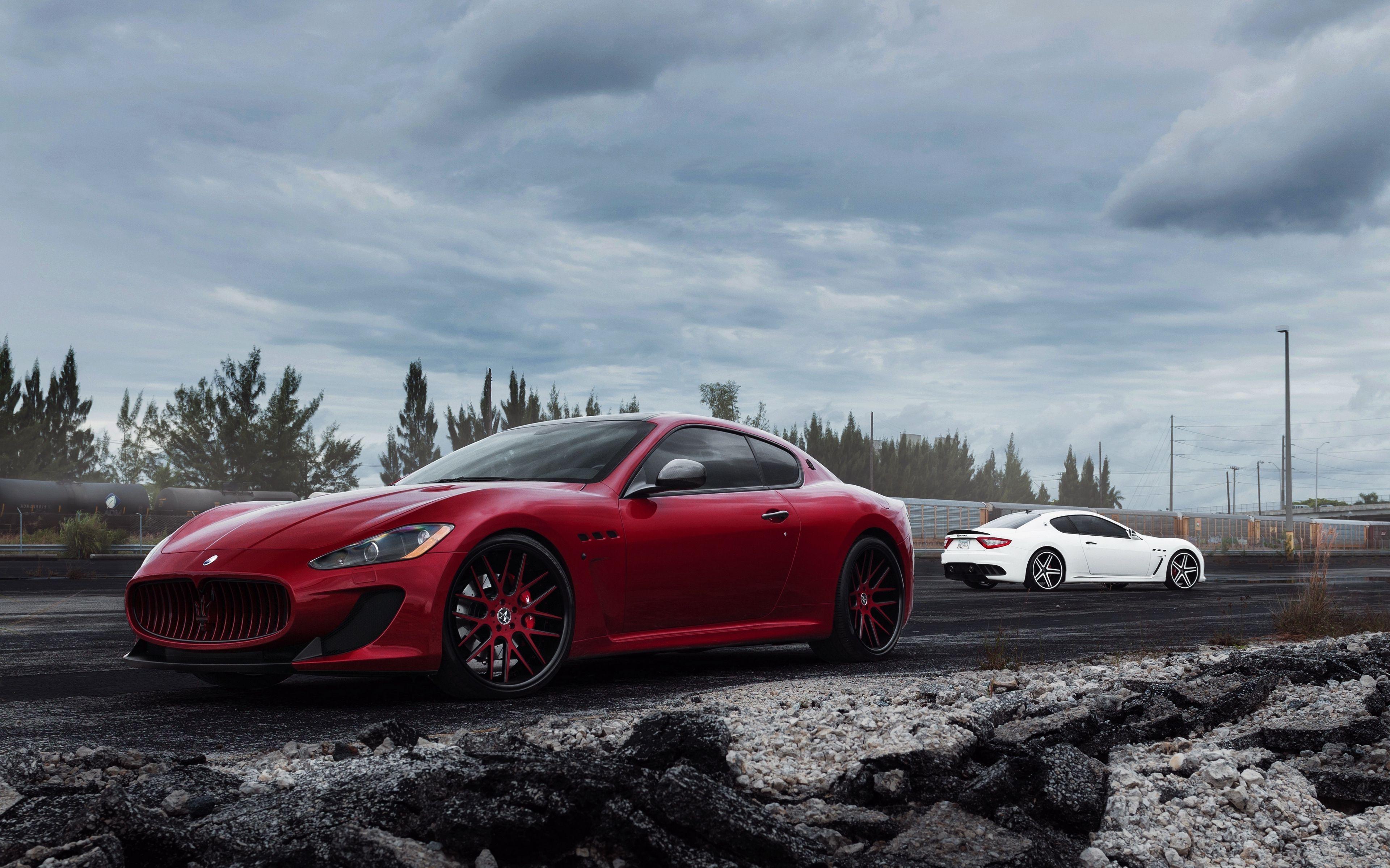 3840x2400 Download wallpaper 3840x2400 maserati, granturismo, mc, red