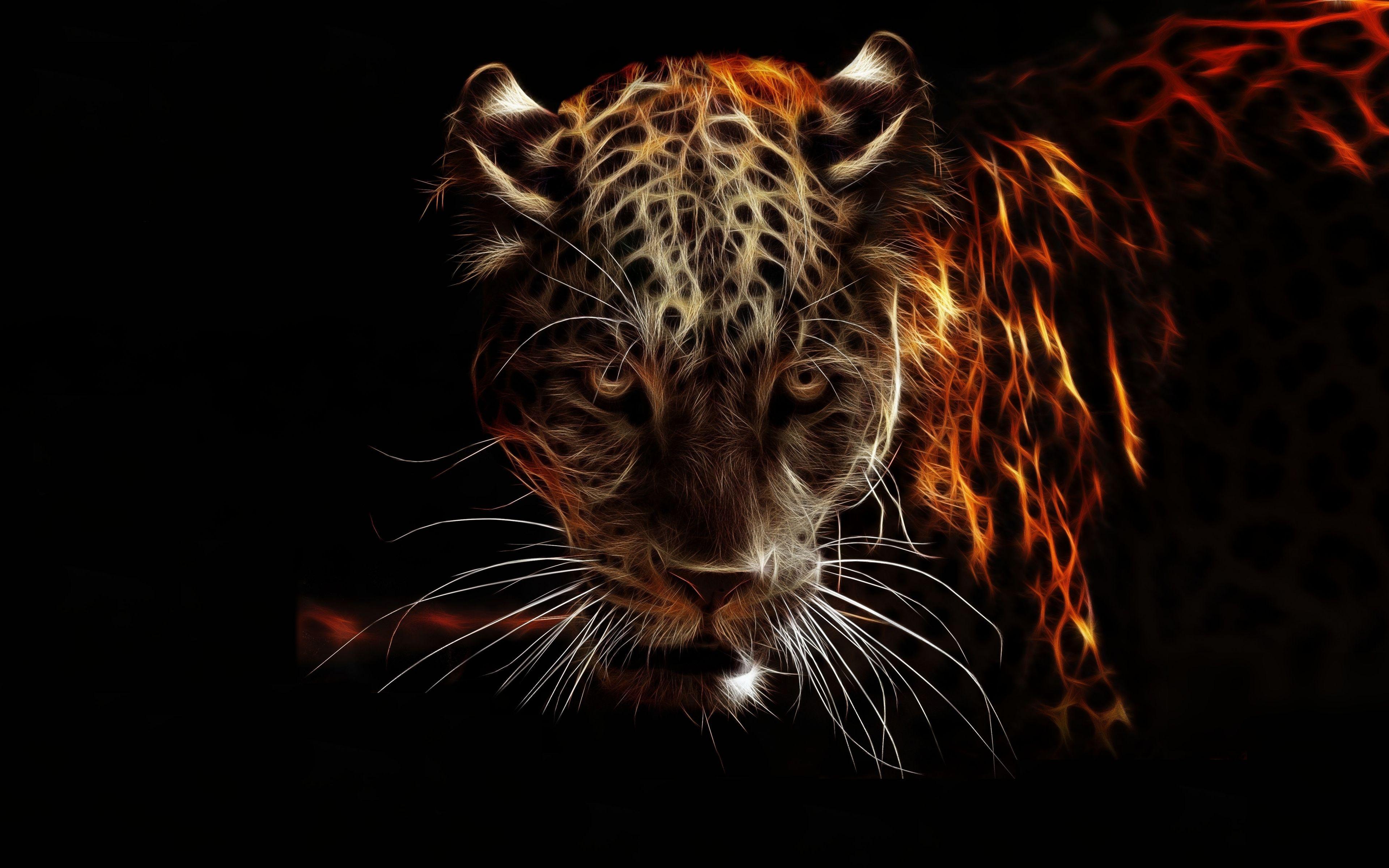 3840x2400 Download 3840x2400 wallpaper jaguar, animal, wildlife, artwork, 4k, ultra HD 16: widescreen, 3840x2400 HD image, background, 9666