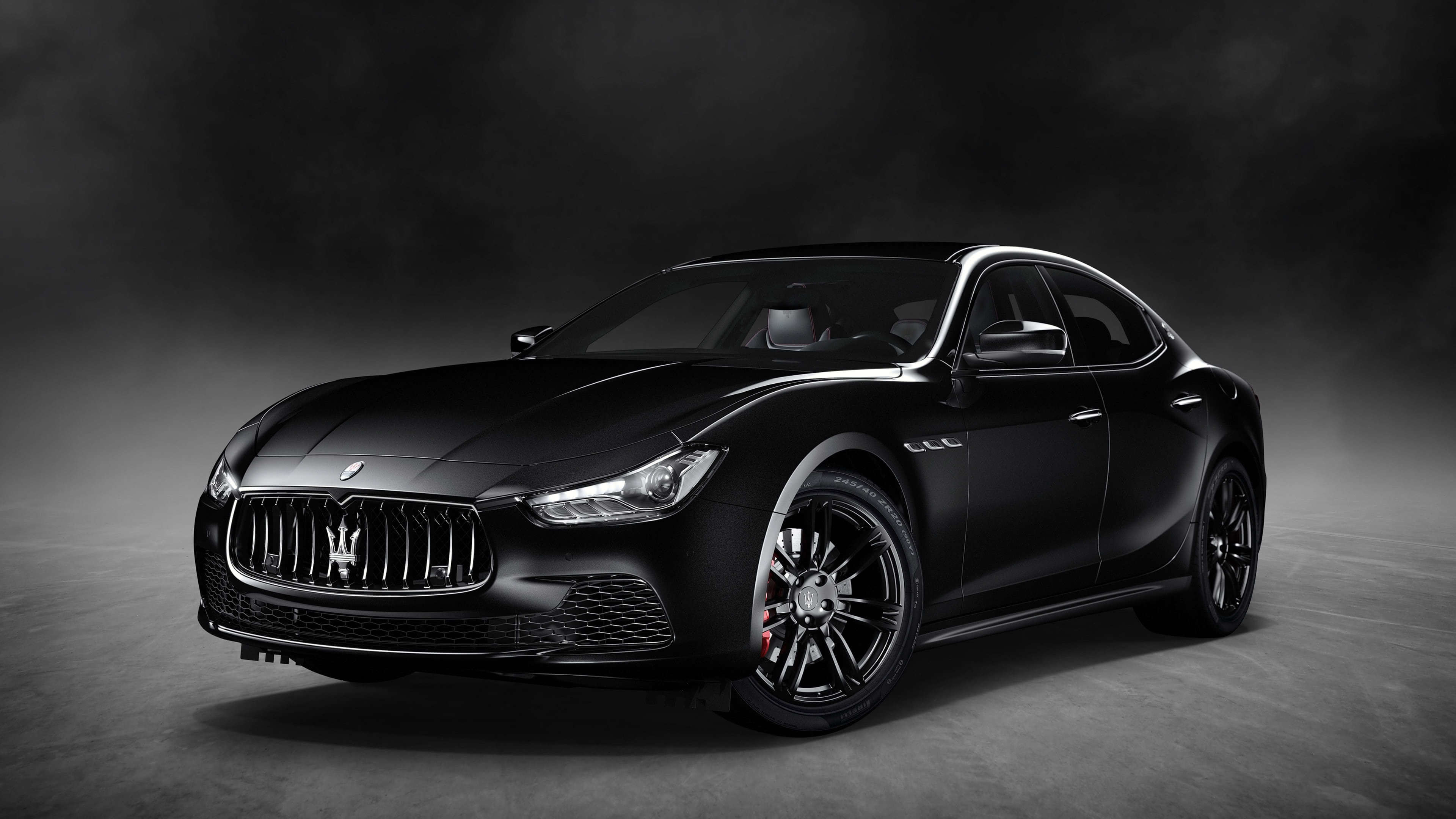 3840x2160 Maserati Ghibli Nerissimo Black UHD 4K Wallpaper