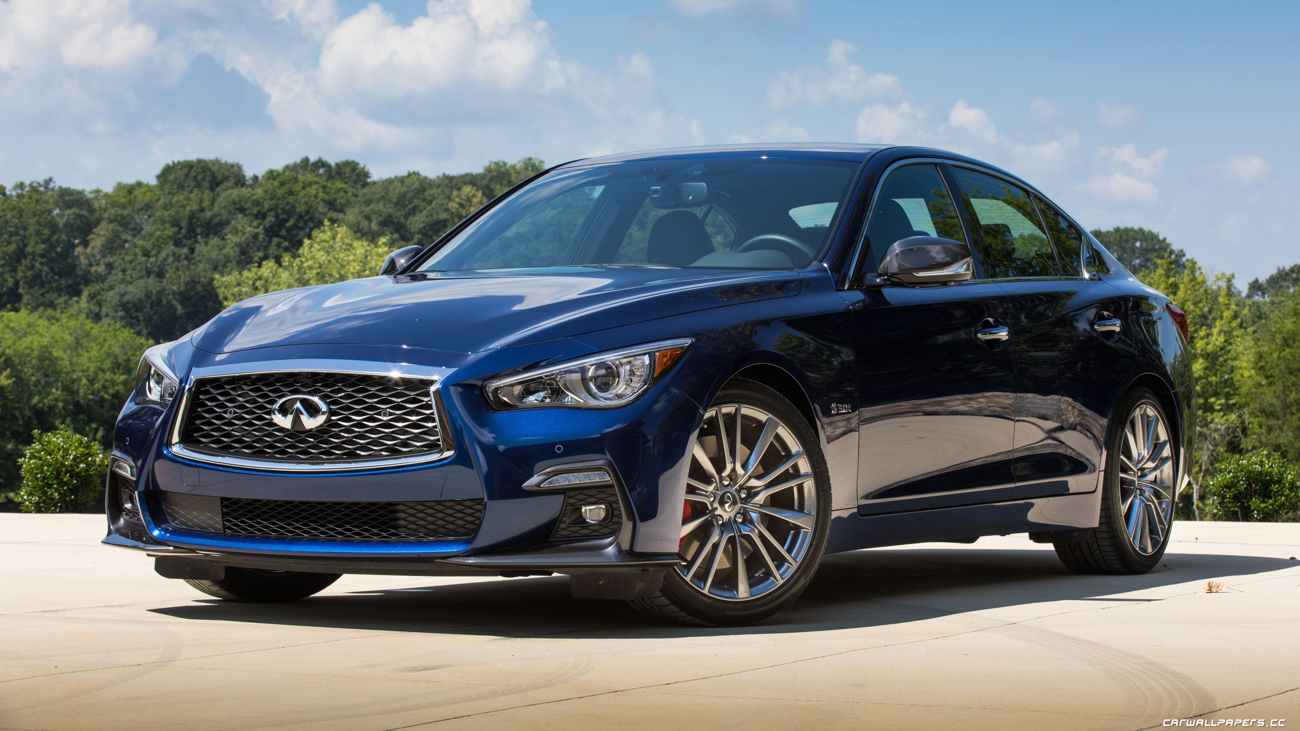 5120x2880 Cars desktop wallpaper Infiniti Q50S 3.0t