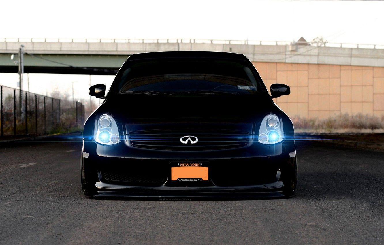 1332x850 Wallpaper Machine, Tuning, Black, Infiniti, Car, Infiniti
