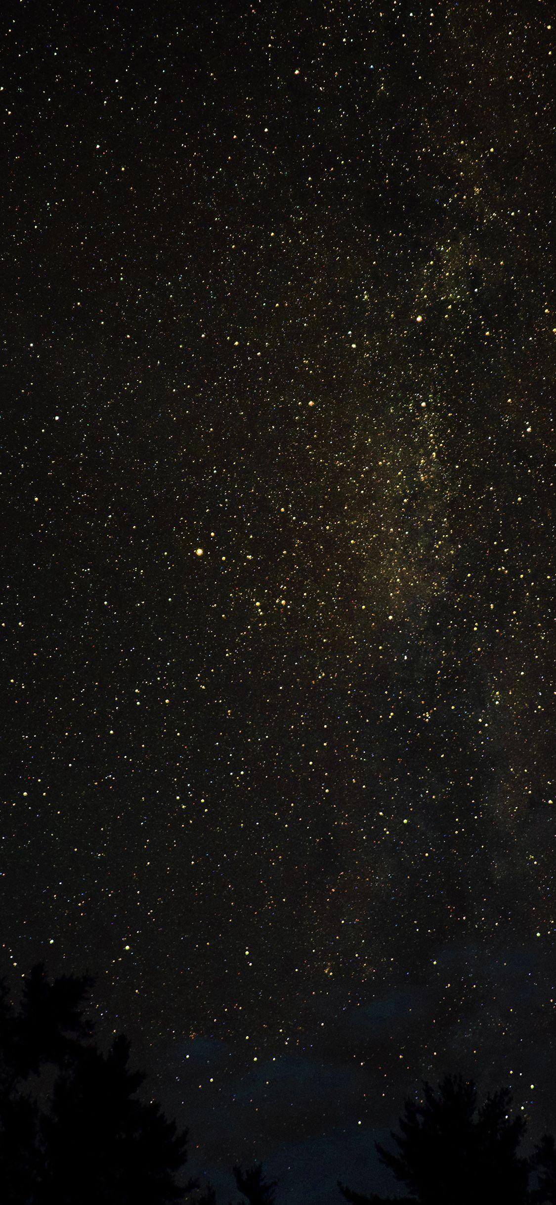 1125x2436 iPhone 8 wallpaper. night sky