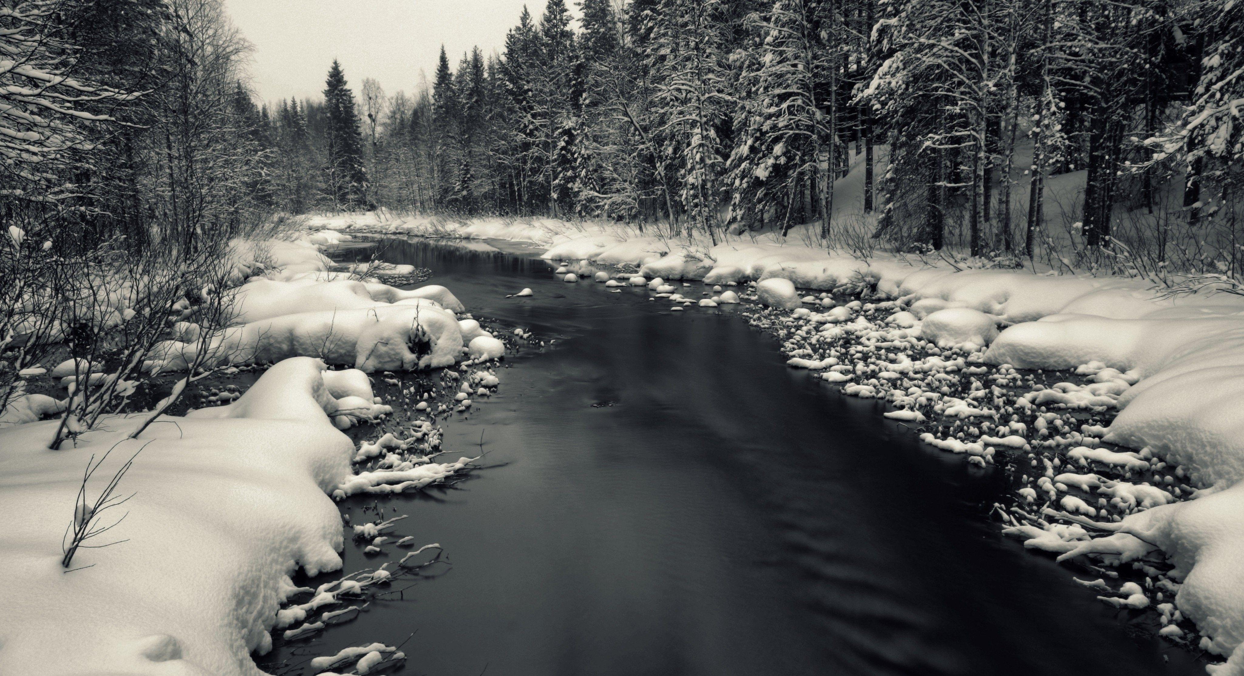 4098x2227 Smart Phones Ios Mac, HD Nature Wallpaper, Snow, landscape