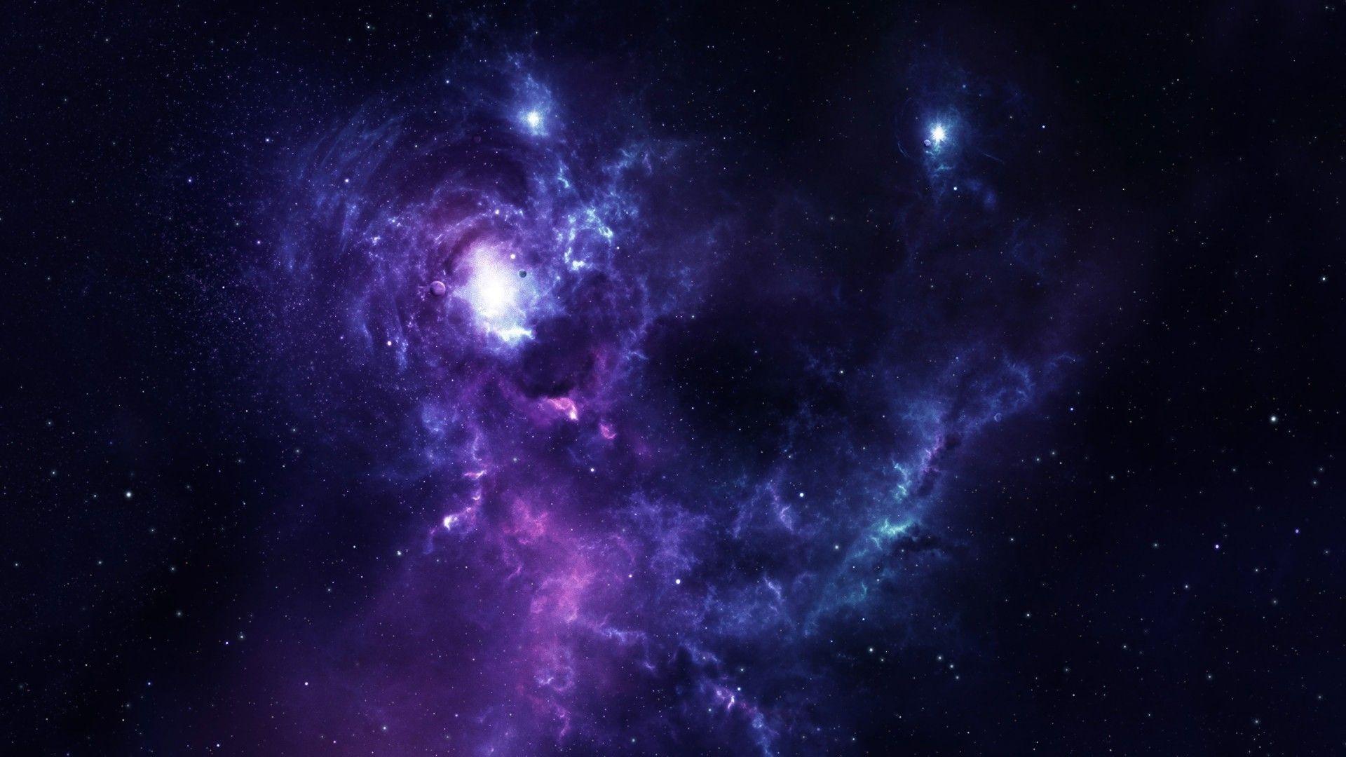 1920x1080 HD Hình nền không gian Sao Galaxy Máy tính để bàn độ nét cao
