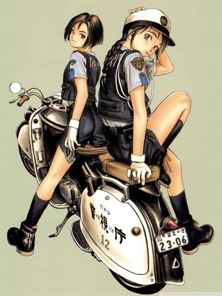 768x1024 Anime Police Officer ❤ 4K HD Desktop Wallpaper for • Tablet
