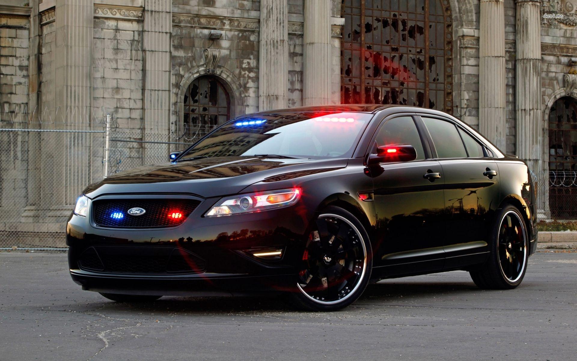 1920x1200 Black Ford Taurus police car wallpaper wallpaper