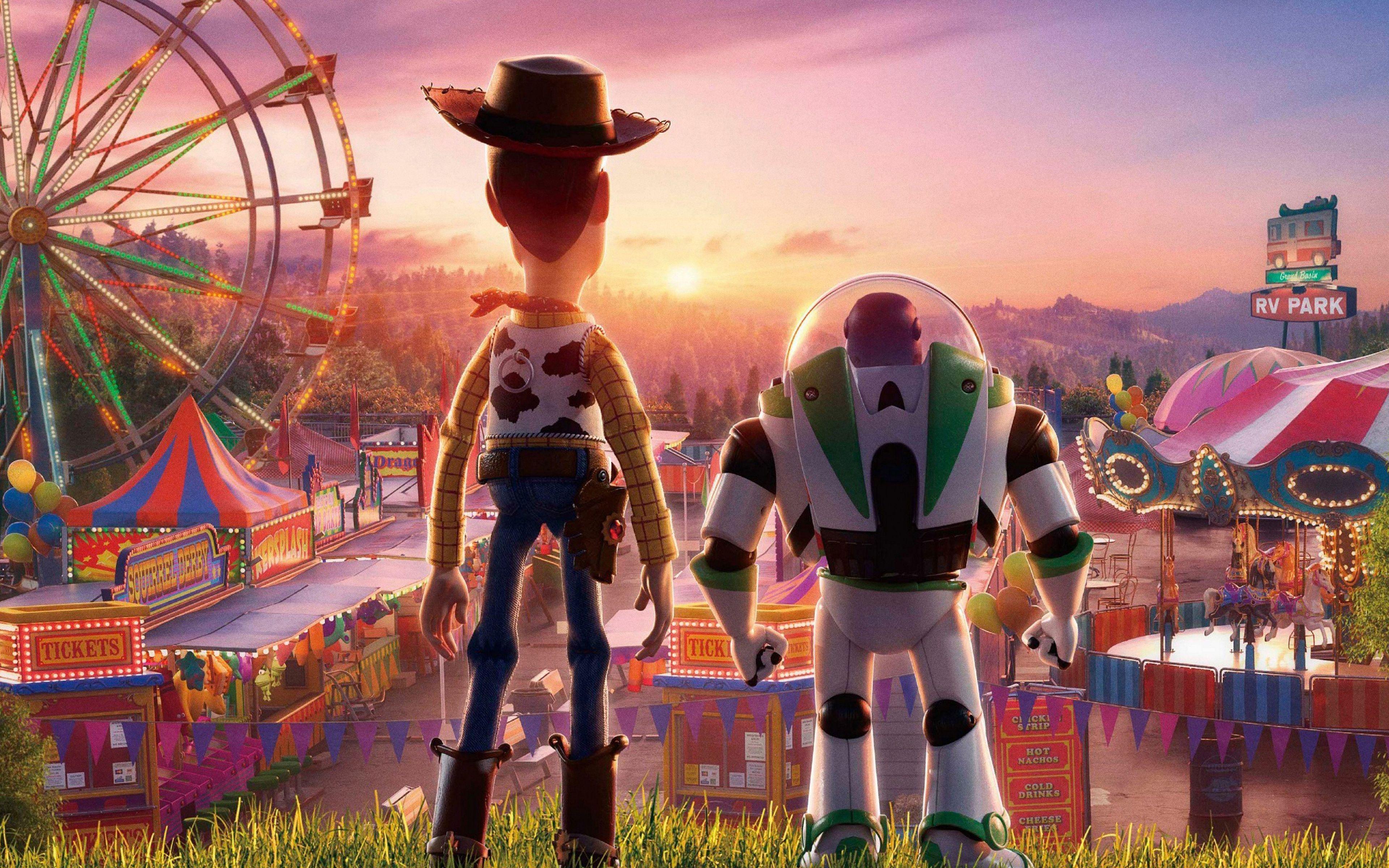 3840x2400 Download wallpaper Toy Story 4k, promotional