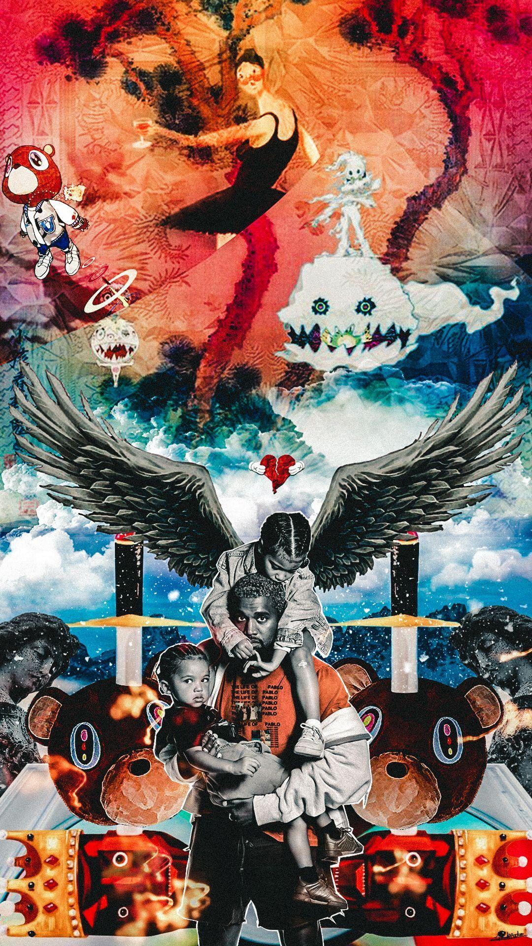 1080x1920 Kanye West Album Wallpaperwallpaper.dog