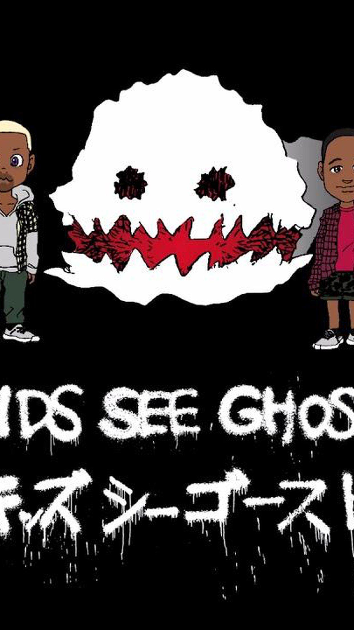 1242x2208 Download Kanye & Cudi Kids See Ghosts Cover Art For