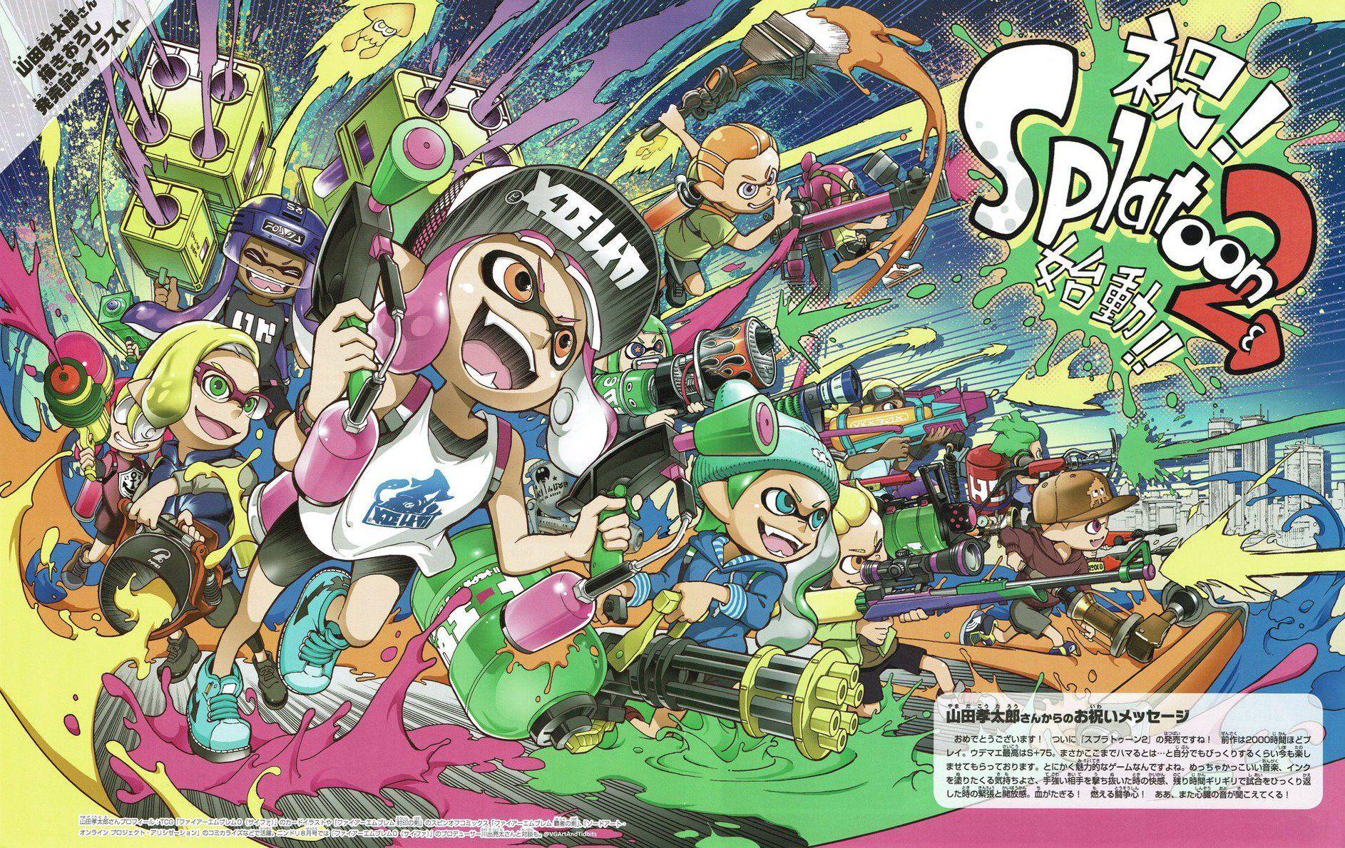 Free download Splatoon 2 HD Wallpapers and Background Images stmednet  1920x1080 for your Desktop Mobile  Tablet  Explore 53 Splatoon  Background  Inkling Splatoon Squid Wallpaper Inkling Splatoon Squid  Wallpaper 3D