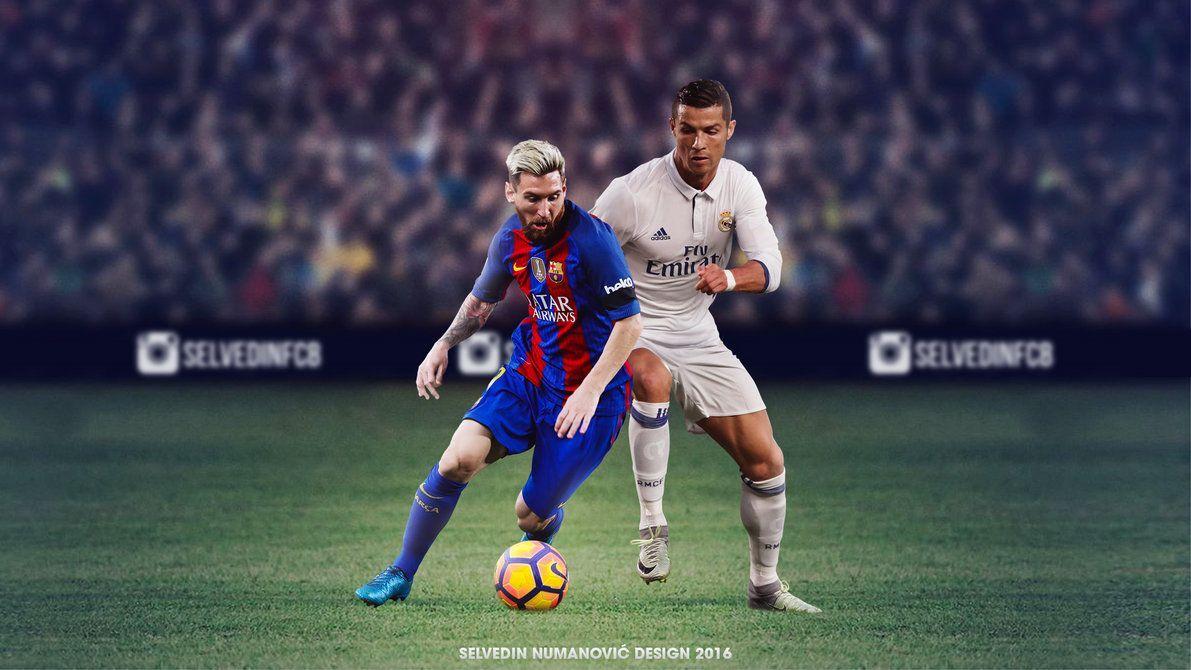 Hình nền HD 1191x670 Messi Ronaldo