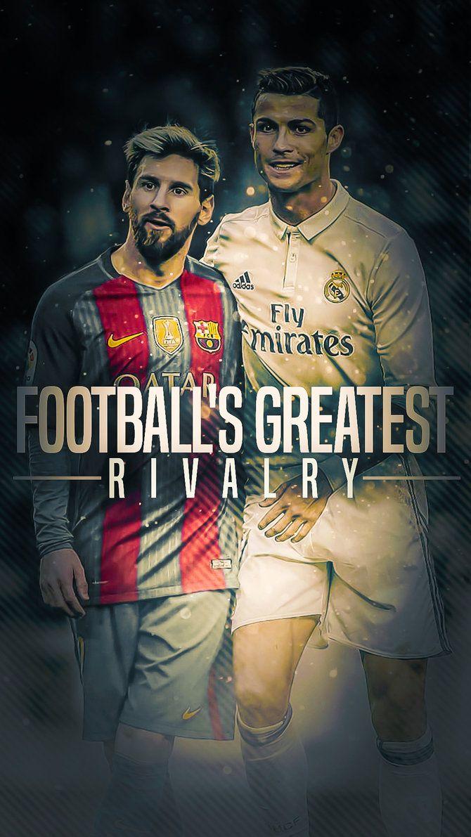 670x1191 Messi And Ronaldo Wallpaper