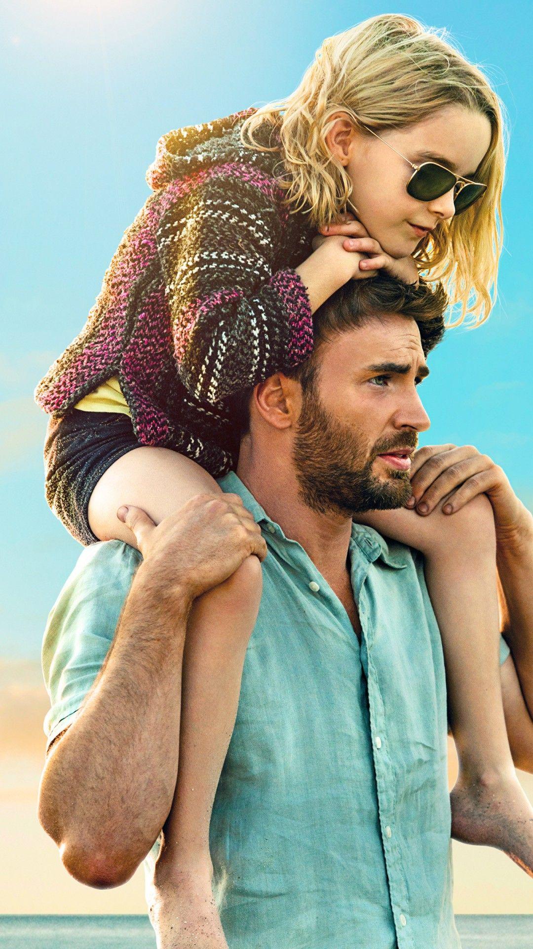 1080x1920 Wallpaper Gifted, Chris Evans, Mckenna Grace, 4K, 2017