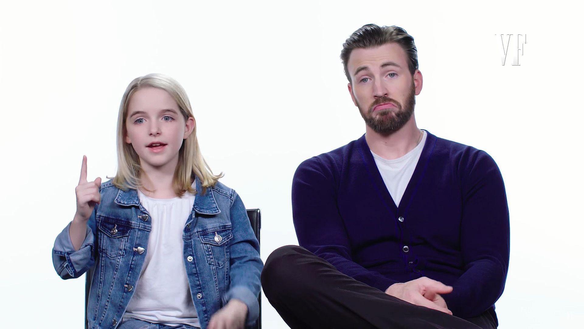 1920x1080 Chris Evans, McKenna Grace answer kids' questions about