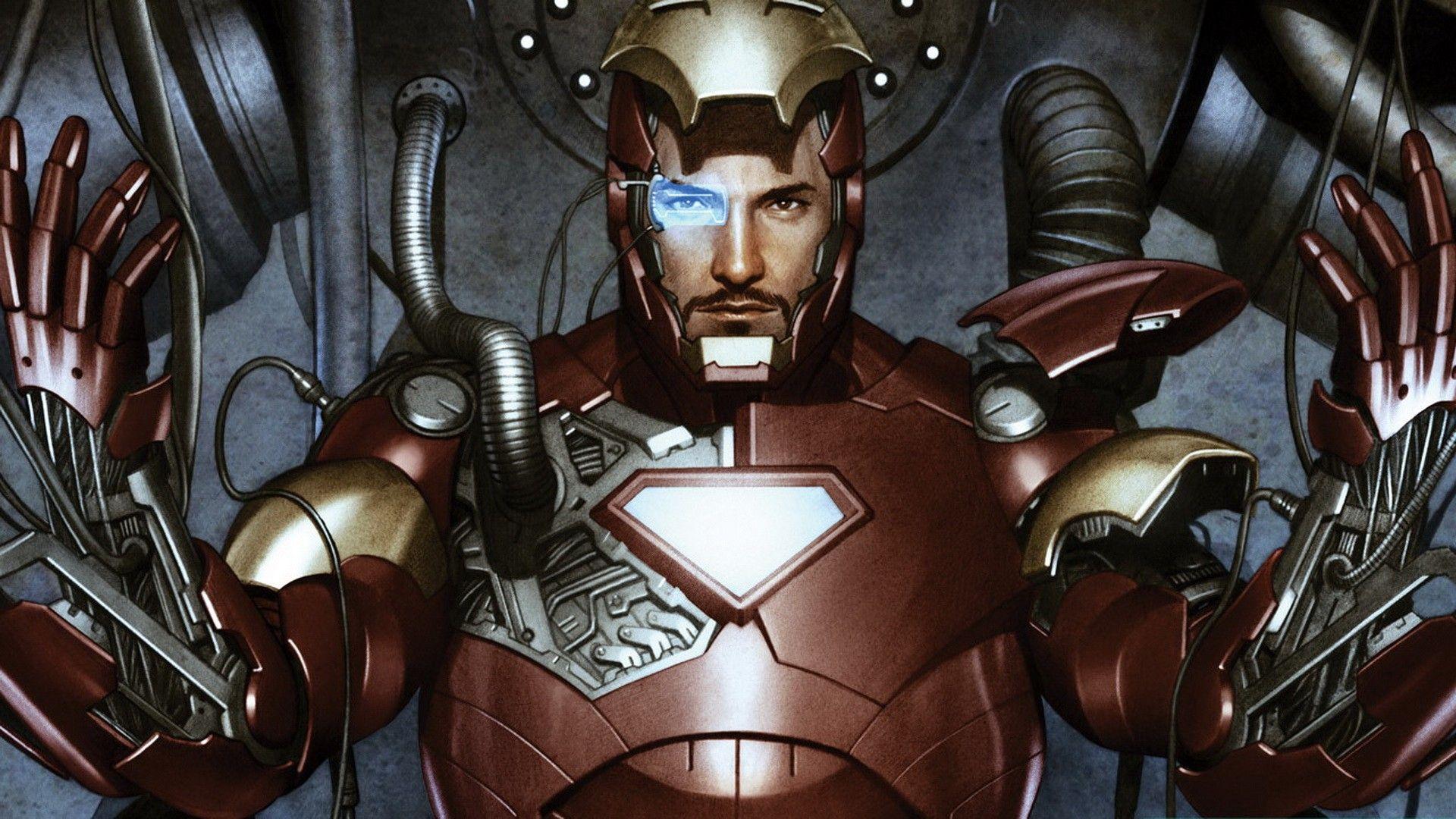 1920x1080 Iron Man, comics, Tony Stark, Marvel Comics wallpaper
