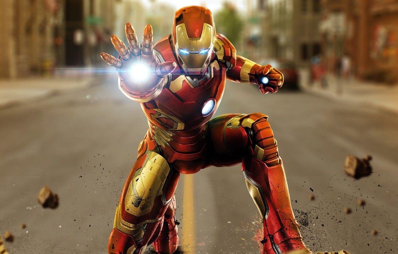 1332x850 Wallpaper art, costume, Iron man, Iron Man, comic, MARVEL
