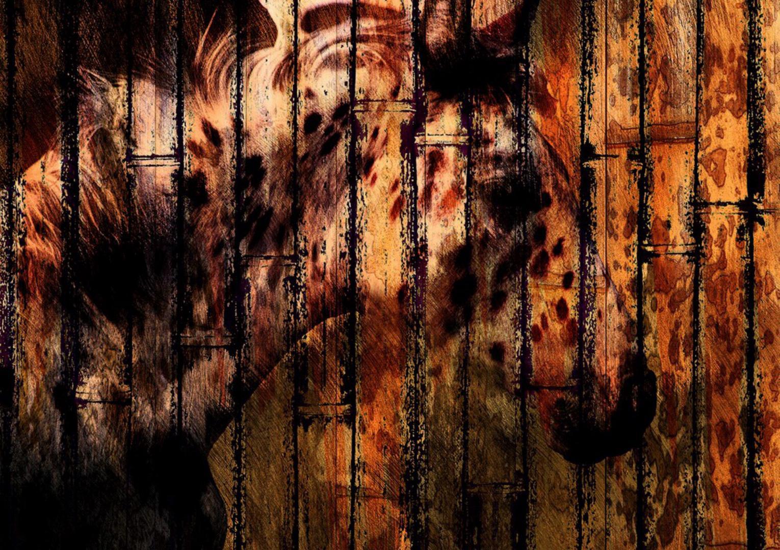 1530x1080 American 3D Wallpaper, 1 Horses, For Living Room Bedroom