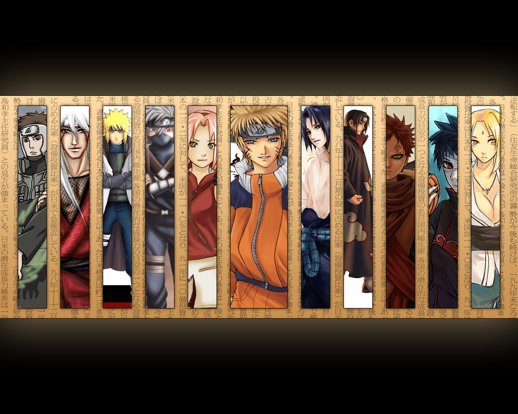 1024x819 Free download Wallpaper Desktop Naruto Characters Wallpaper