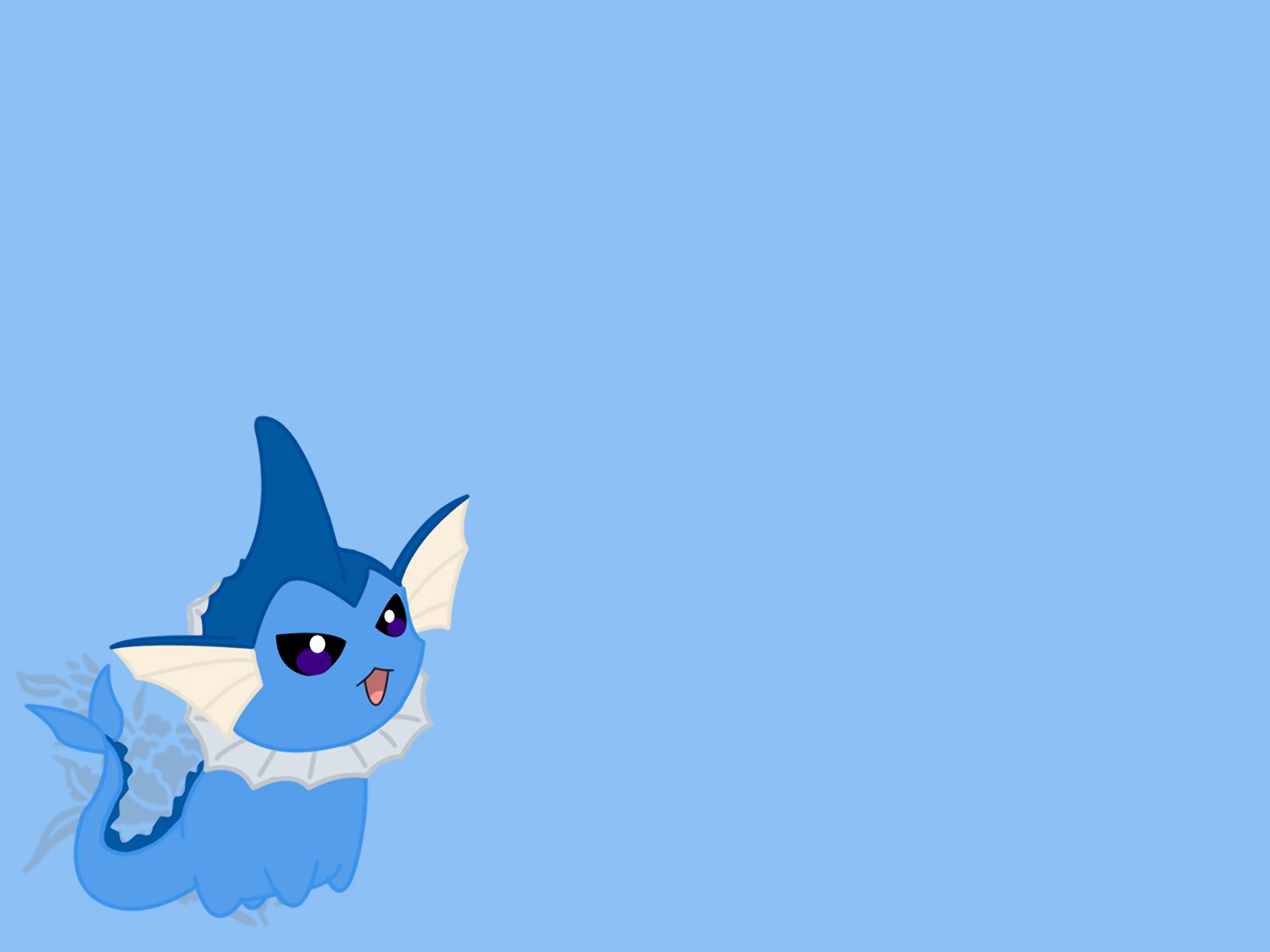 5000x3750 Pokemon, blue, Vaporeon Wallpaper /