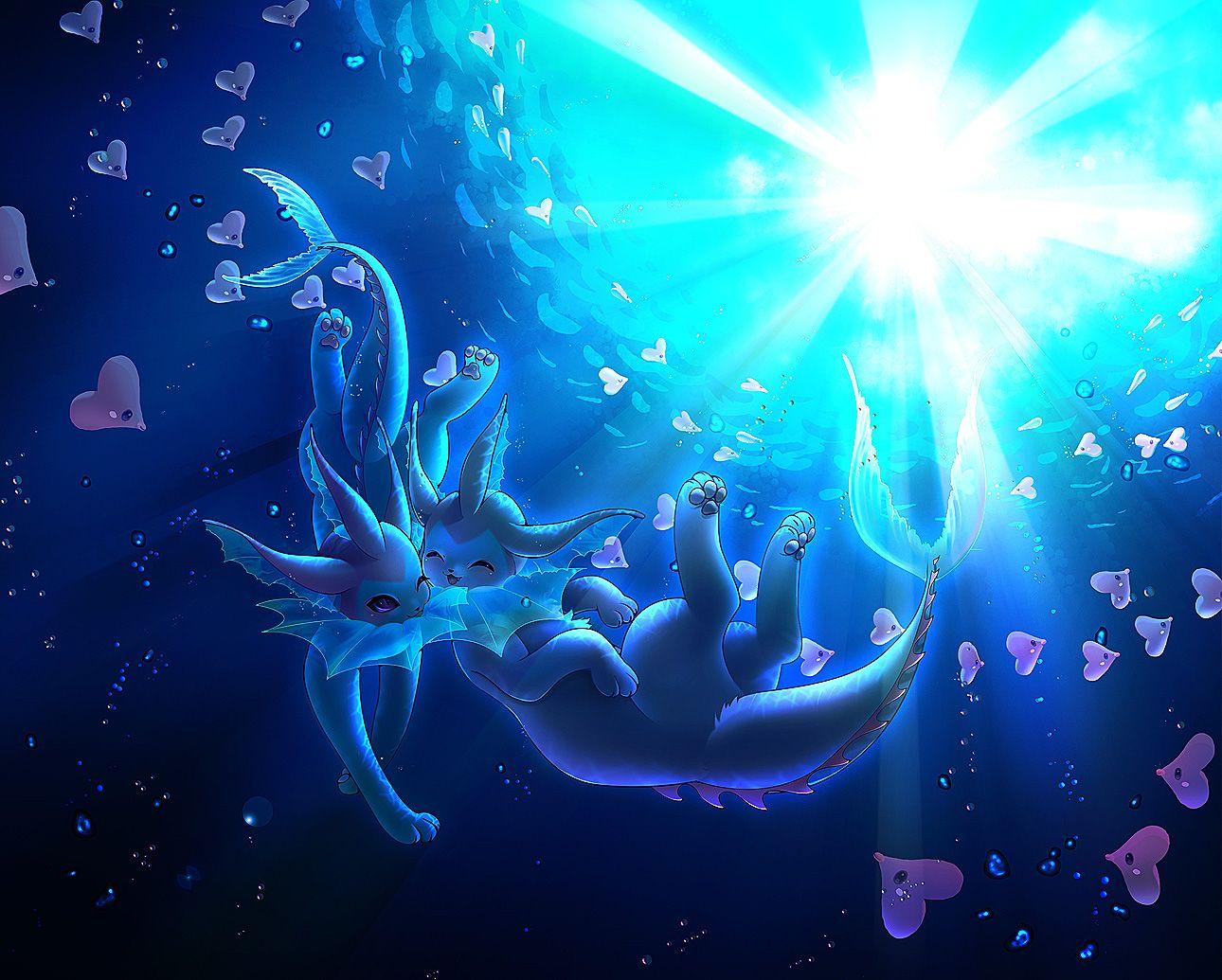 1290x1035 Vaporeonémon Anime Image Board