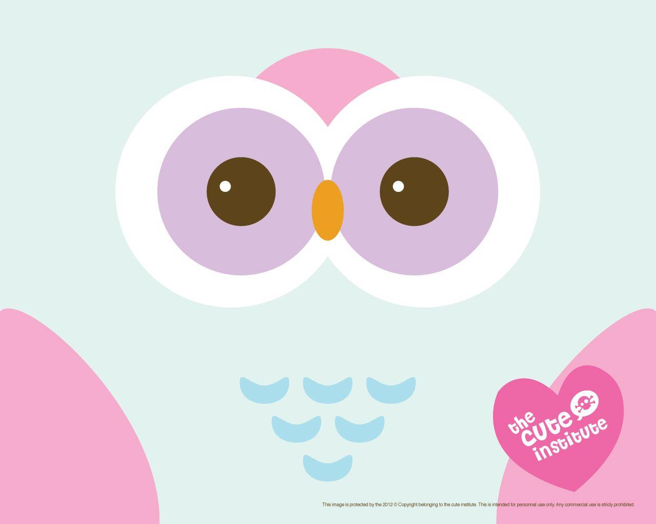 1280x1024 Cute Owl Background