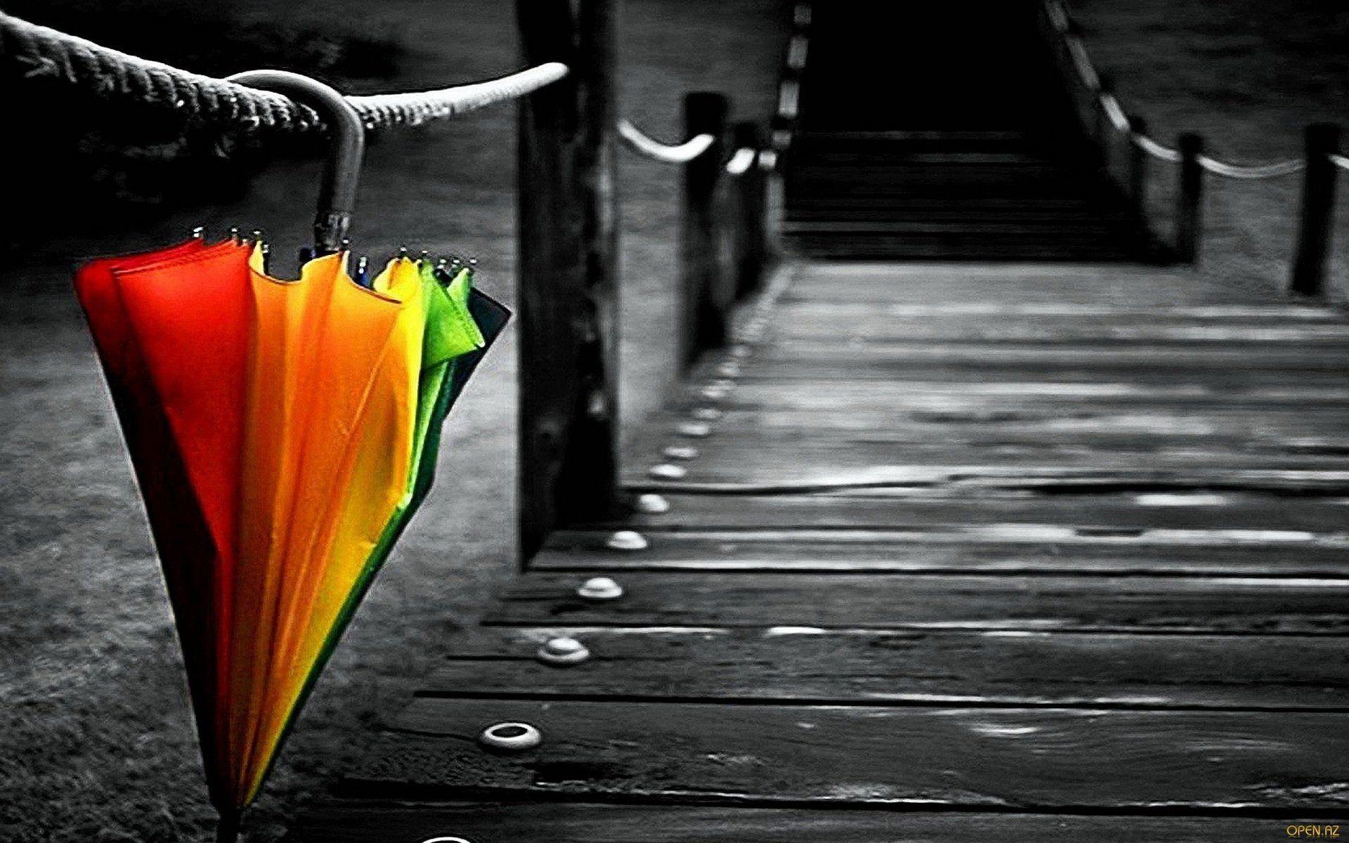 1920x1200 Yellow Umbrella Laptop Wallpaper Colour Wallpaper