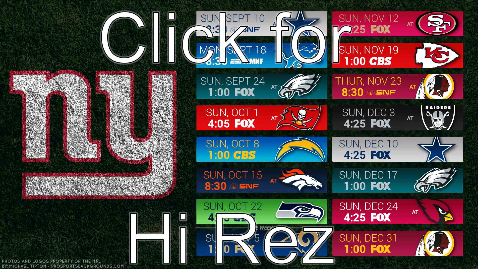 1920x1080 New York Giants Wallpaper. iPhone. Android