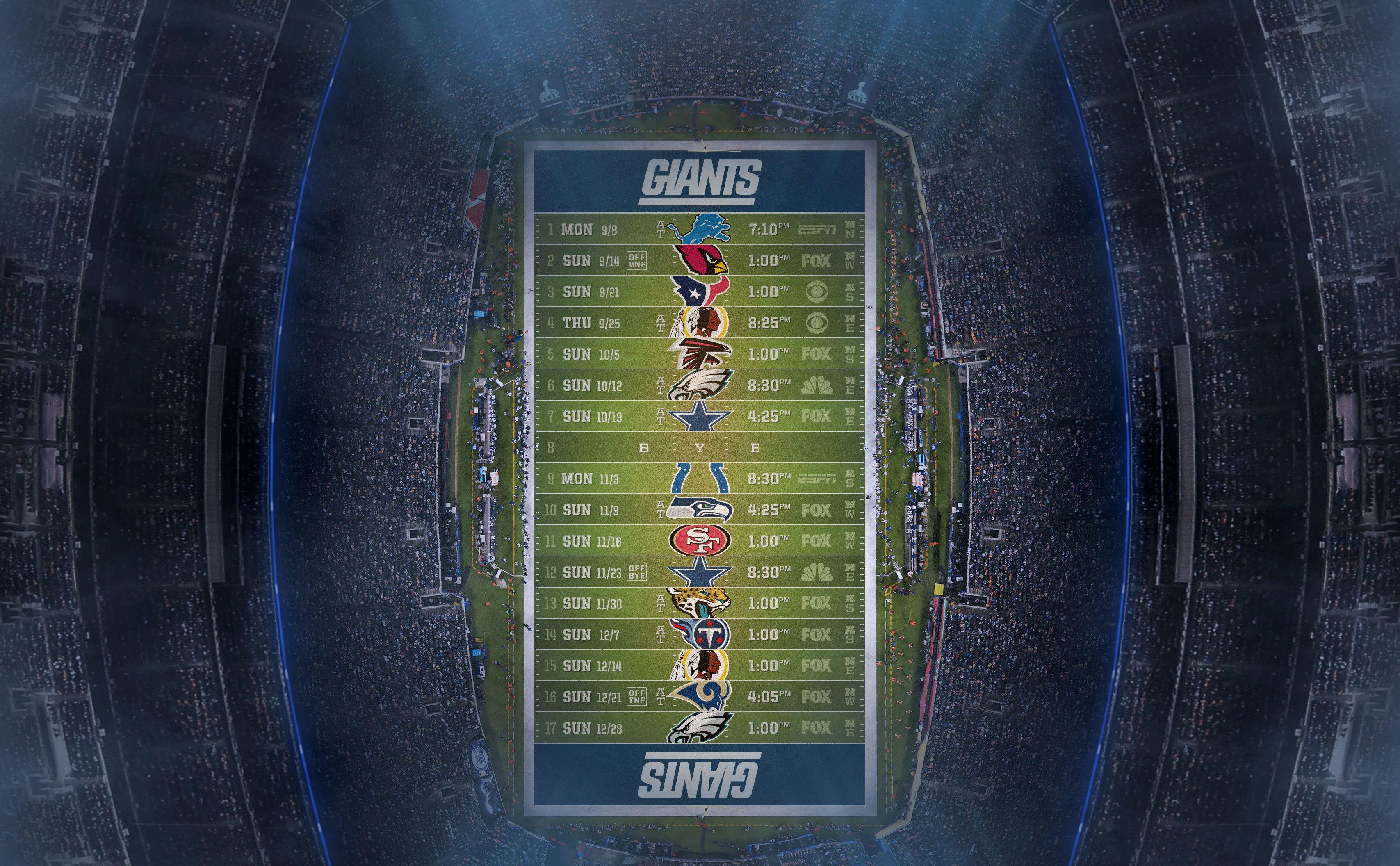 3414x2112 Giants, Jets, Bills 2014 Season Schedule Wallpaper